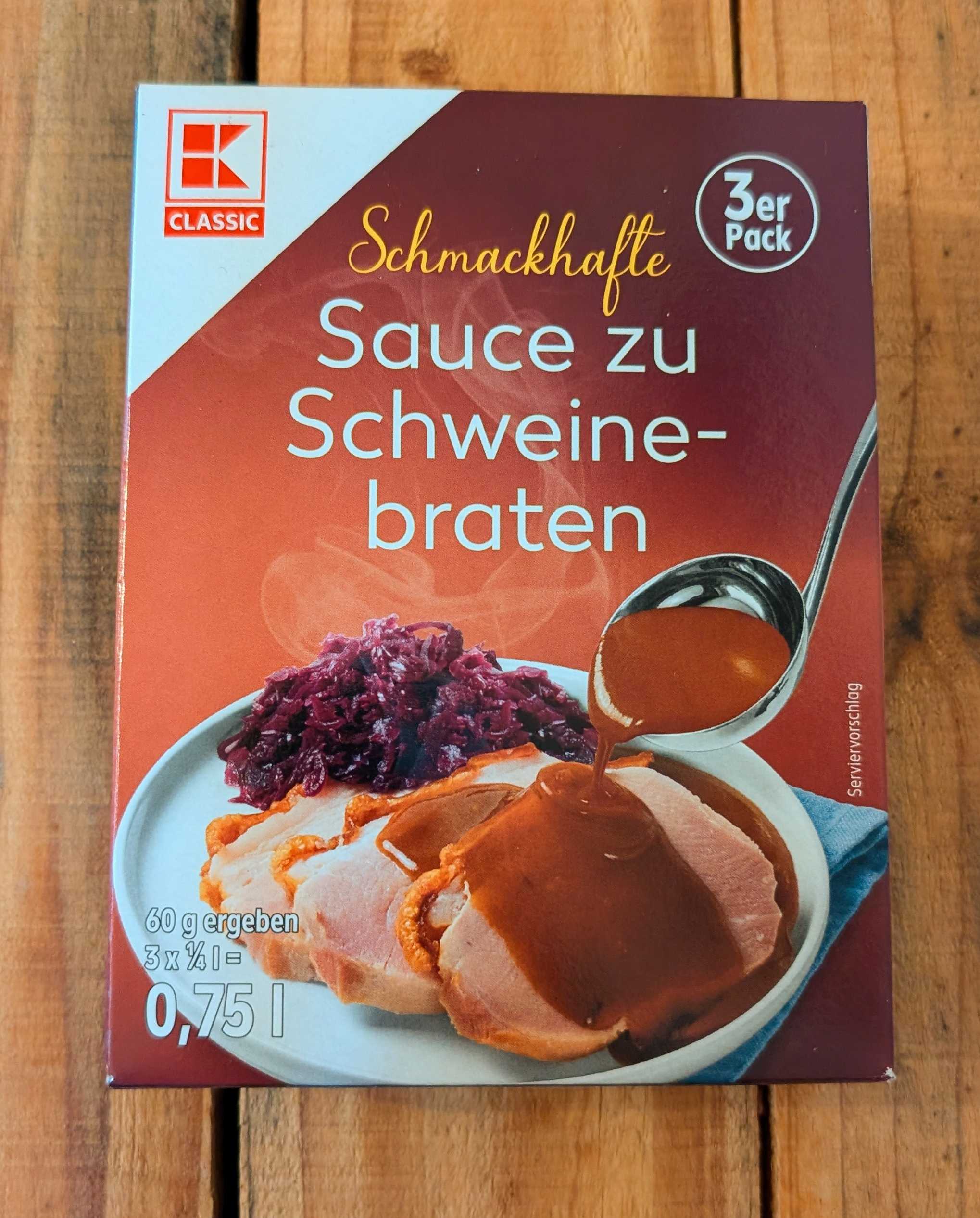 Schmackhafte Sauce zu Schweinebraten