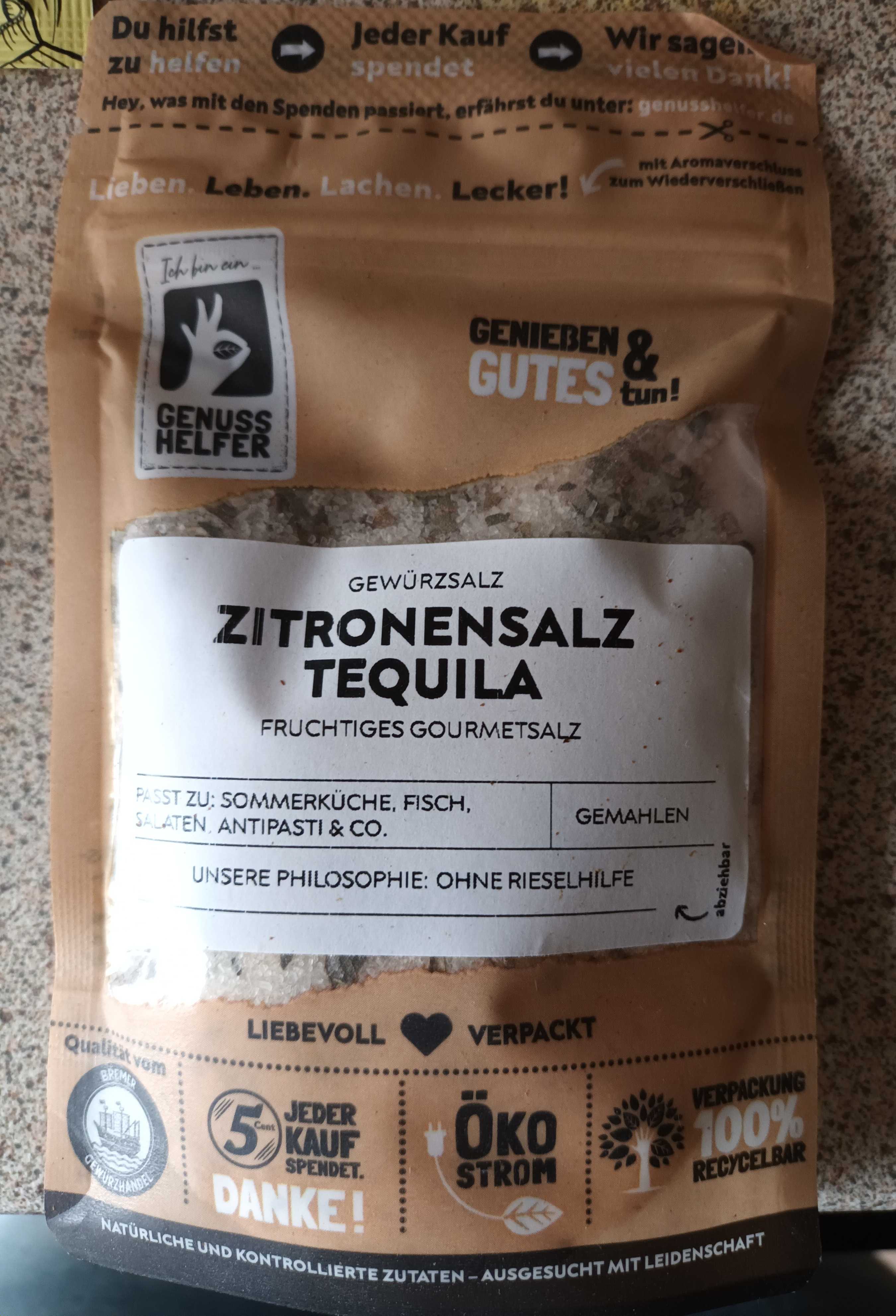 Zitronensalz Tequila
