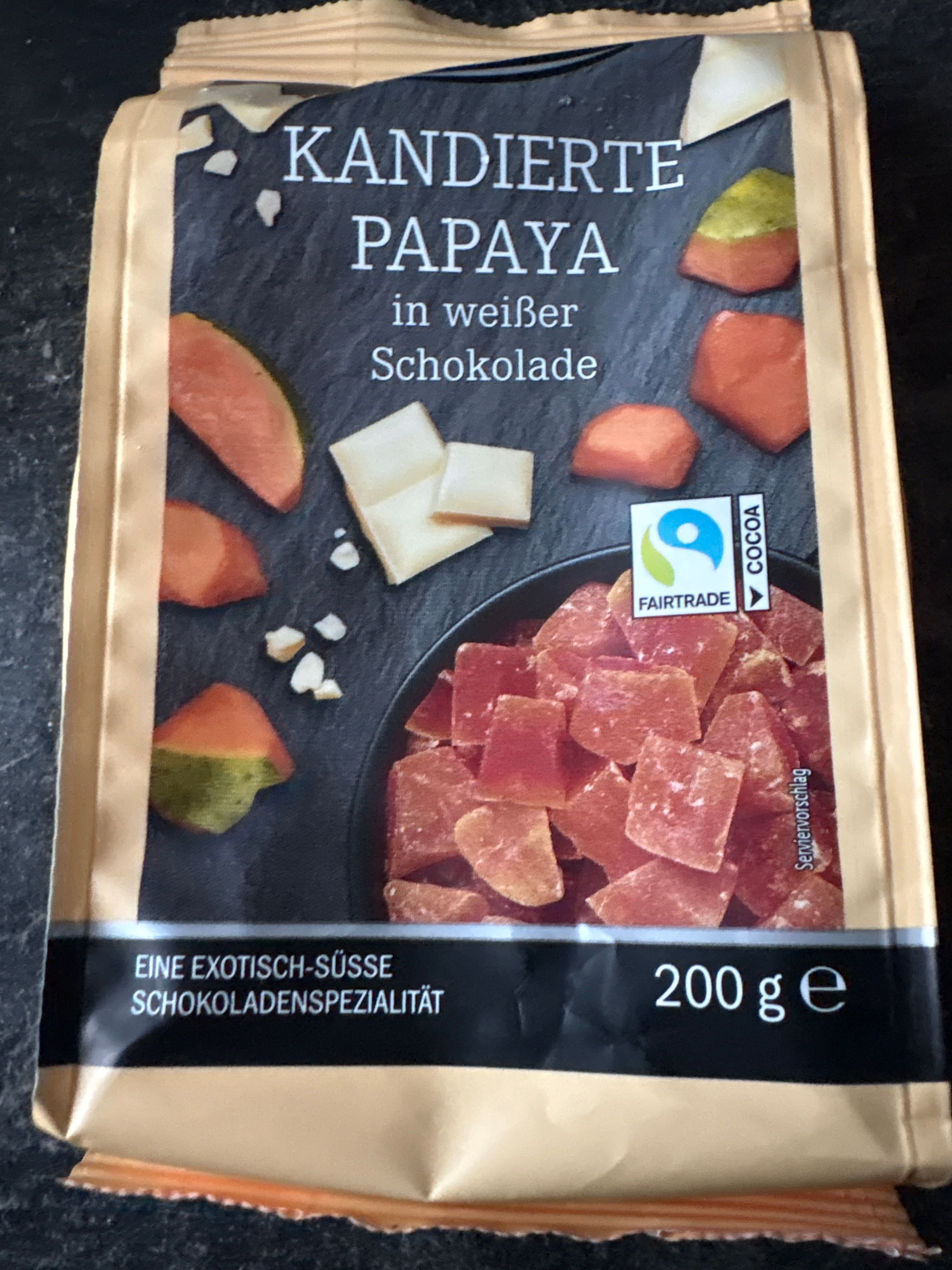 Kandierte Papaya