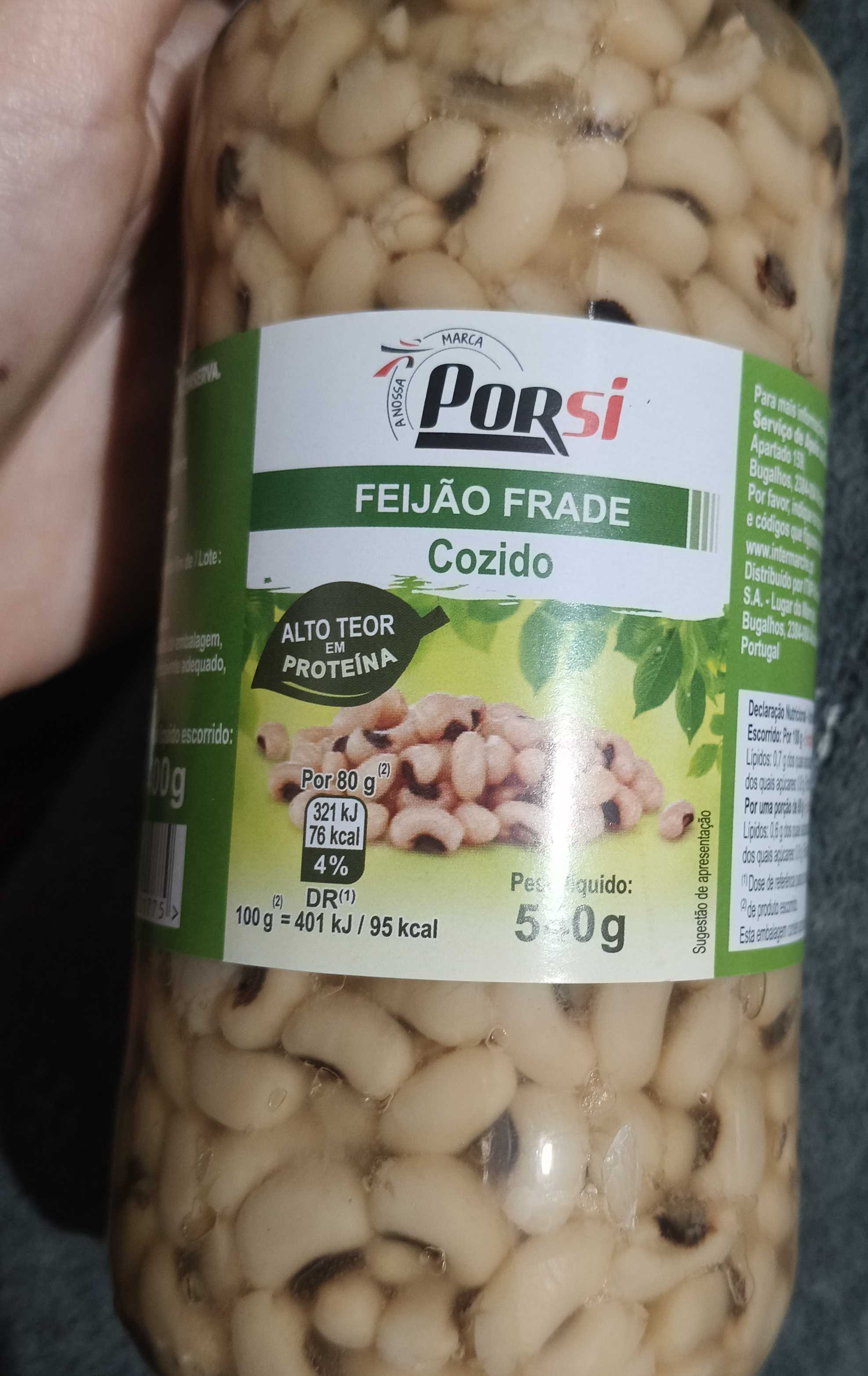 Feijão frade cozido 