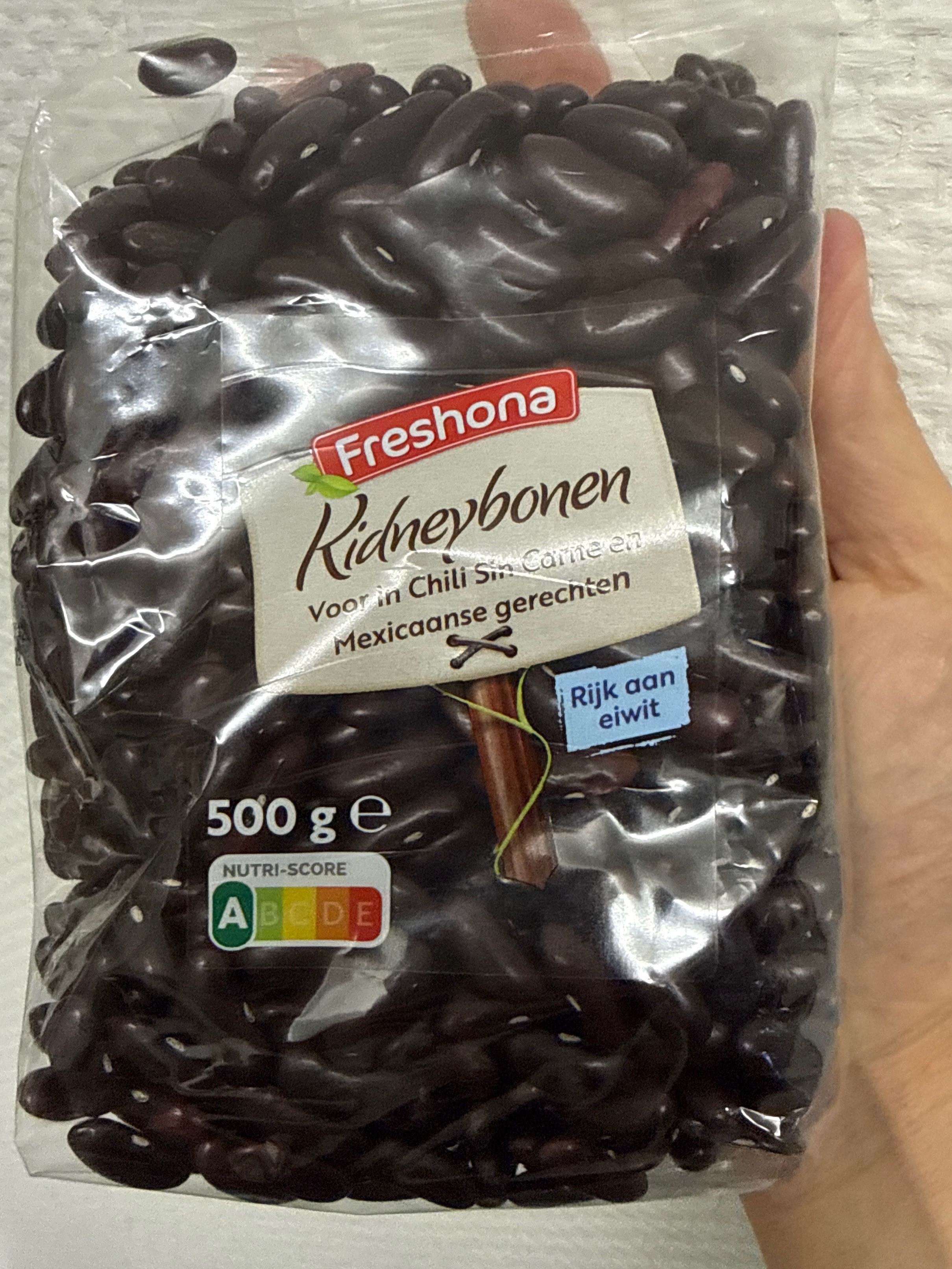 Kidneybonen gedroogd