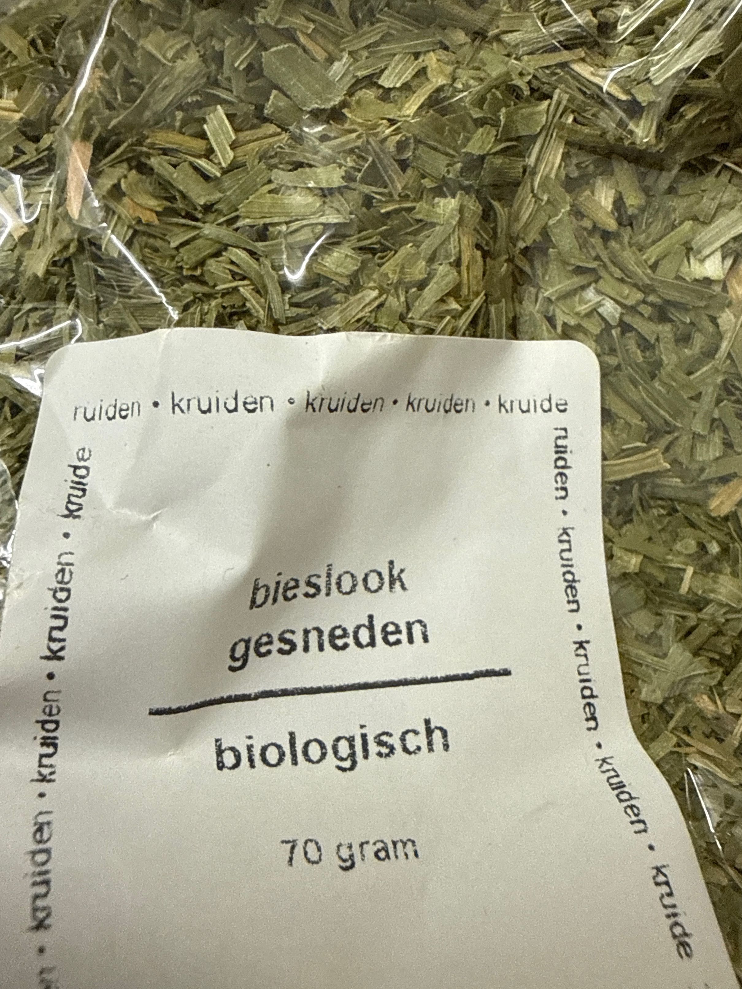 Bieslook gesneden bio
