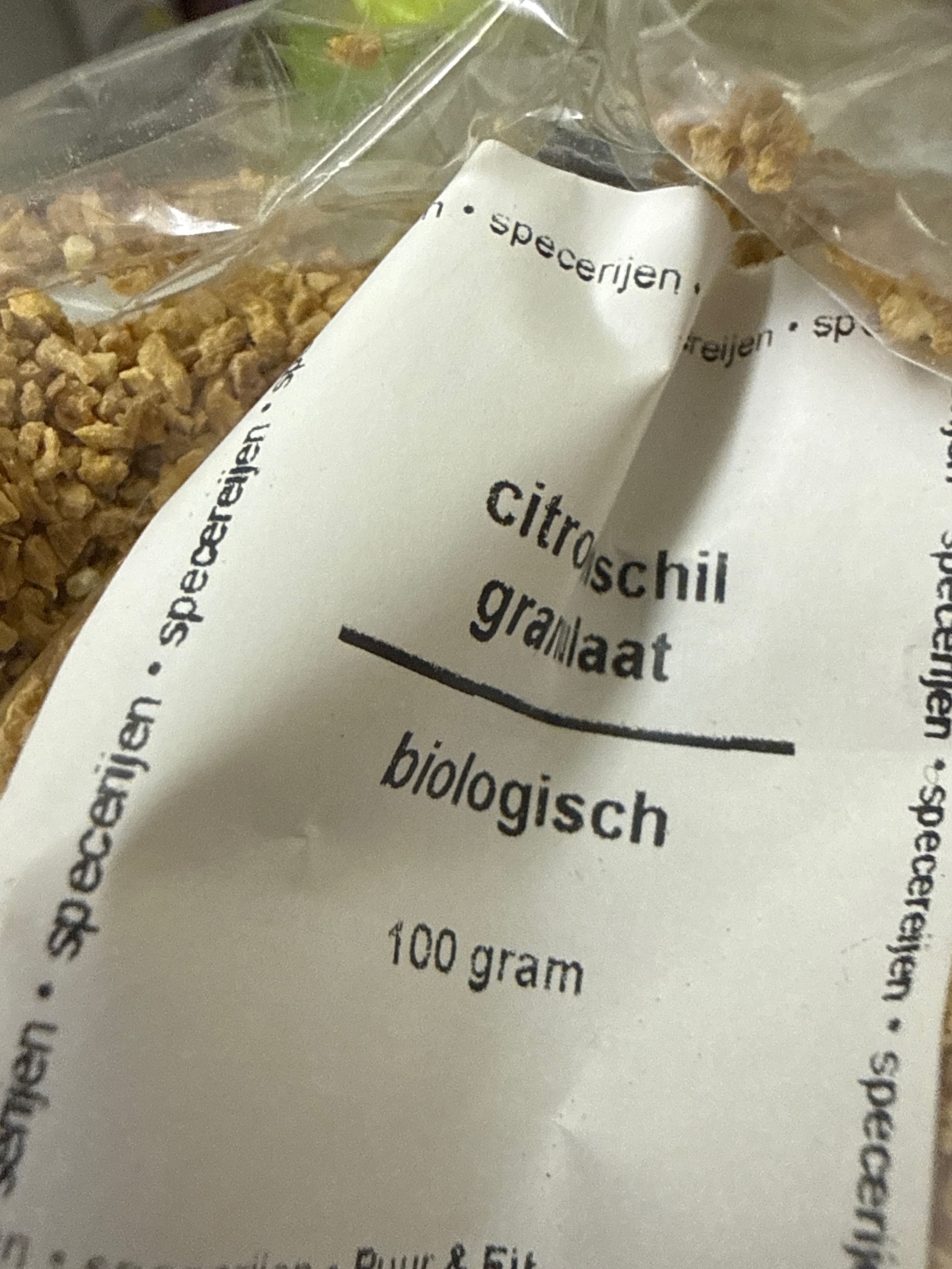 Citroenschil granulaat bio