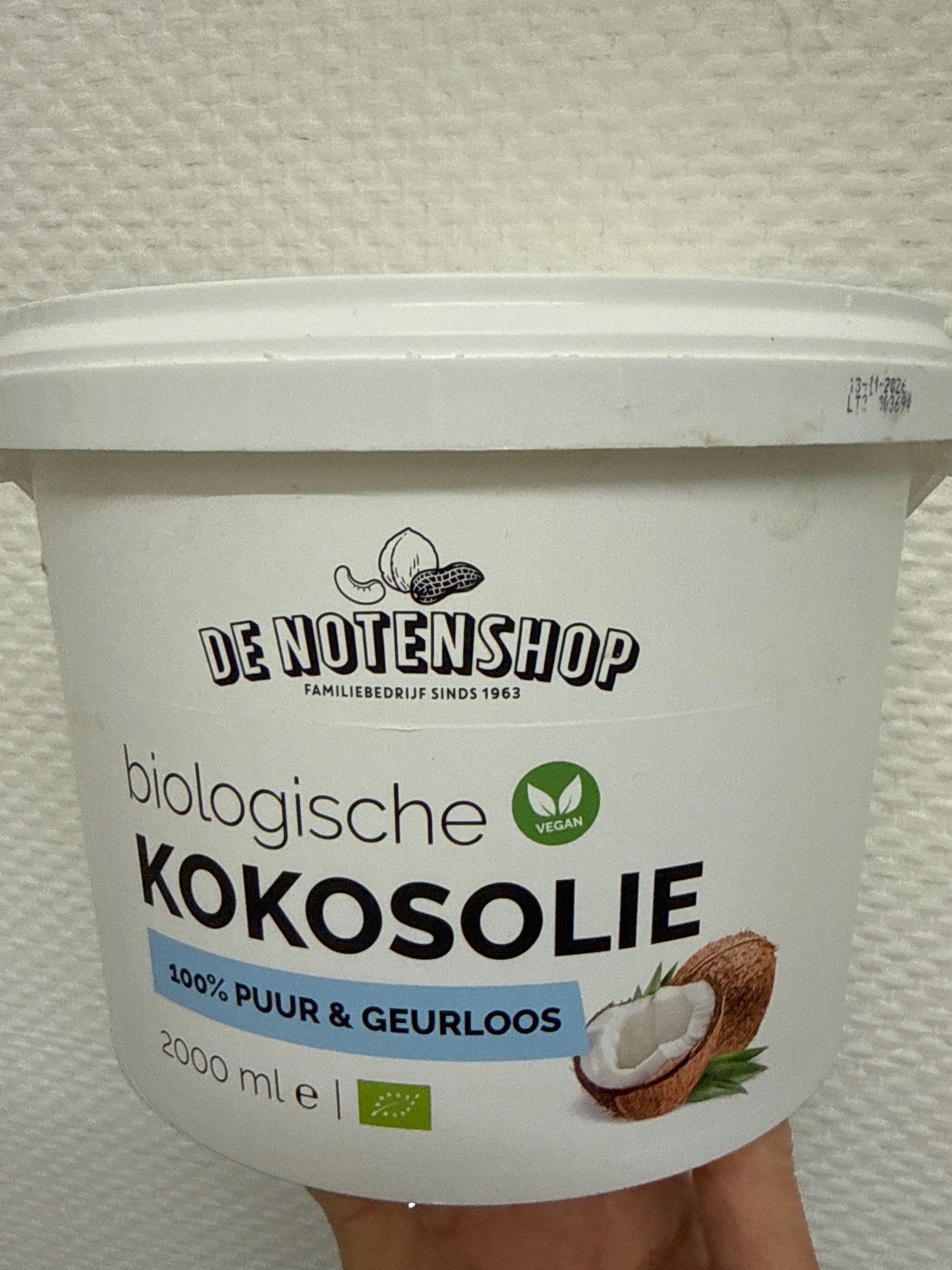Kokosolie geurloos bio