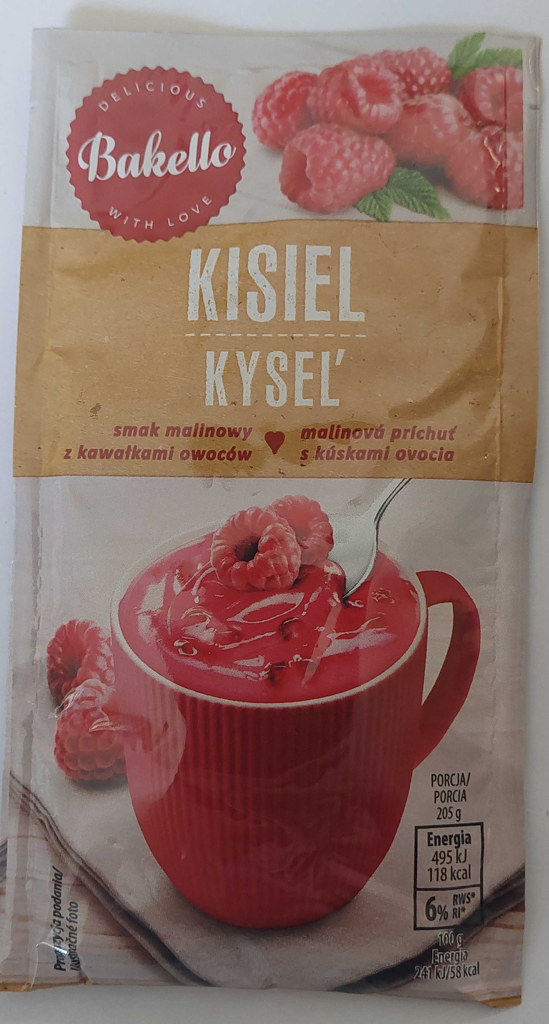 Kisiel Malinowy
