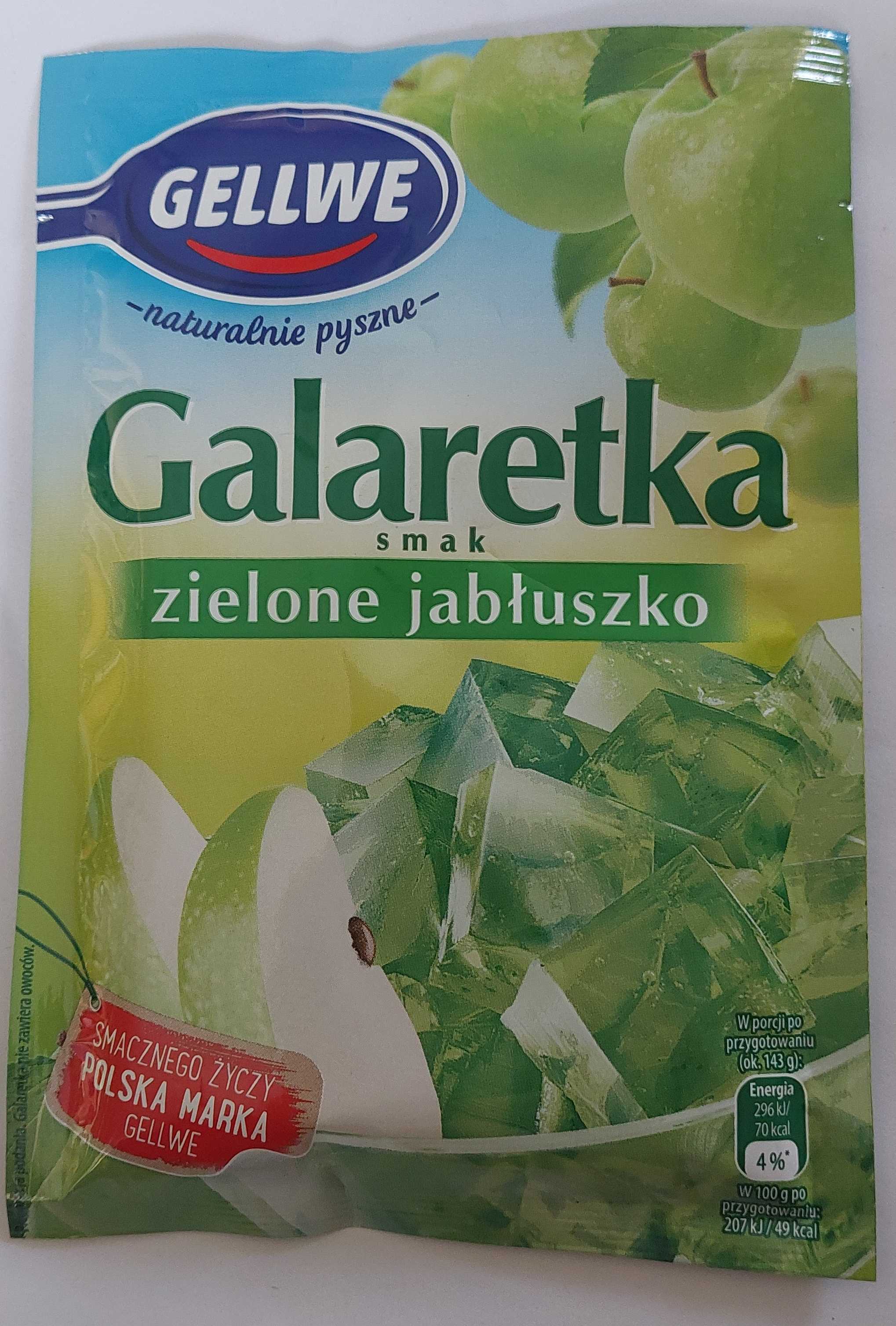 Galaretka Zielone Jabłuszko smak