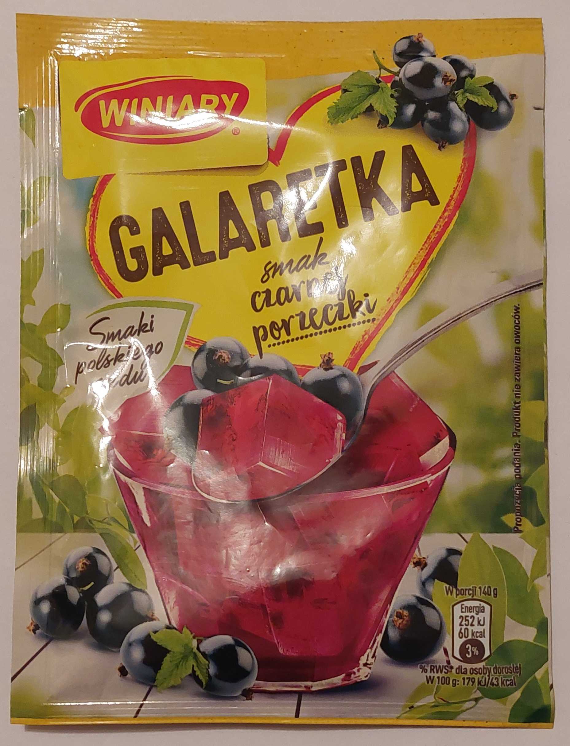 Galaretka Czarna Porzeczka