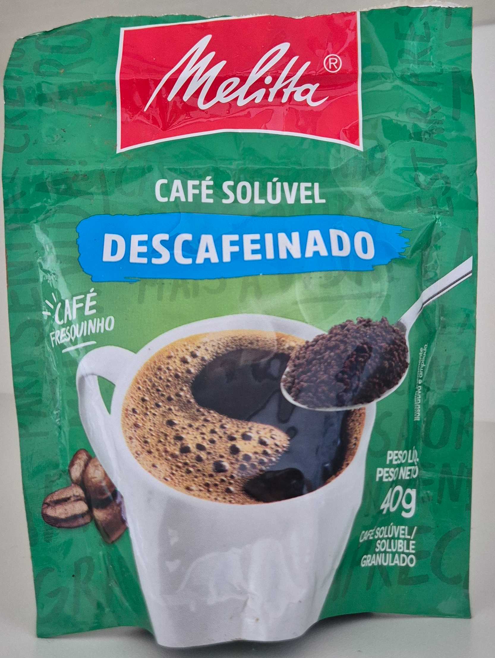 Café solúvel descafeinado 