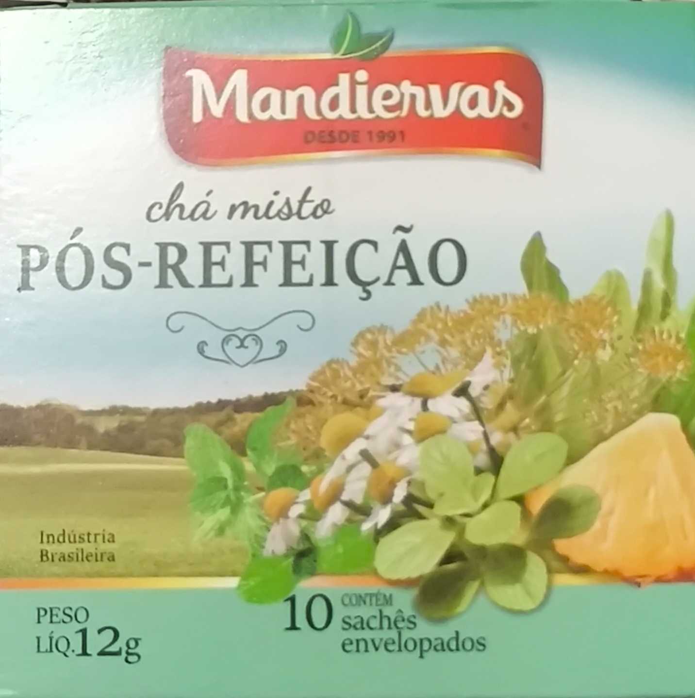 Chá misto Pós-refeição