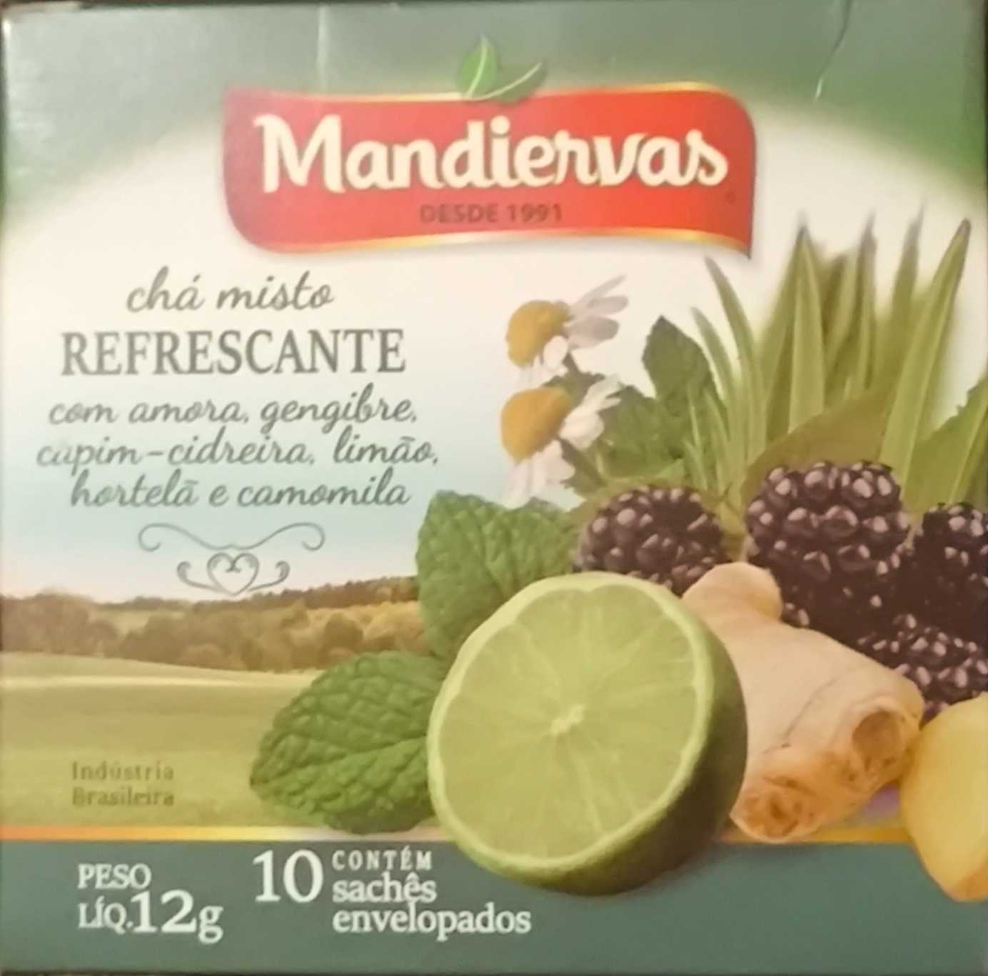 Chá misti refrescante