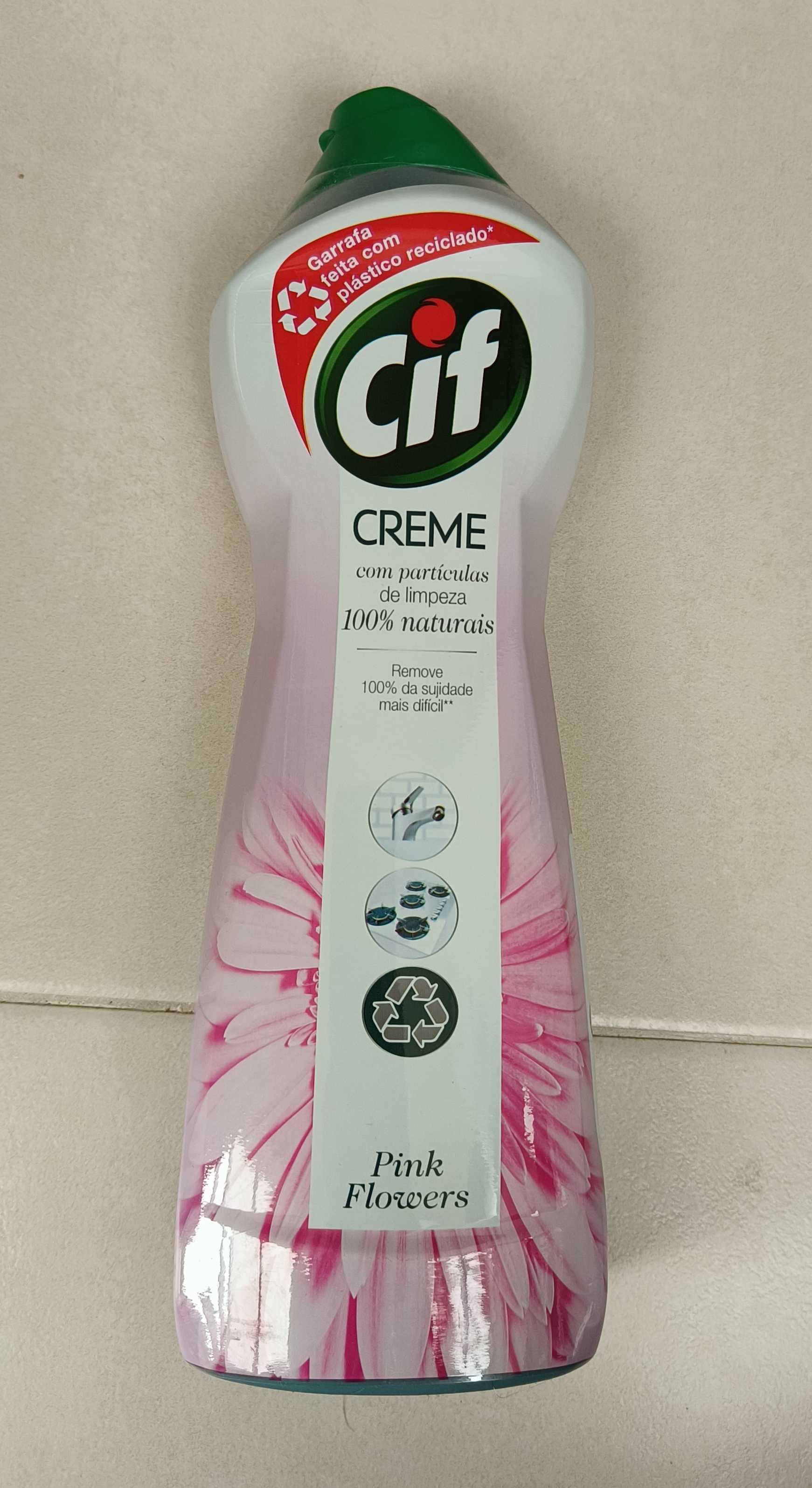 Cream pink flower