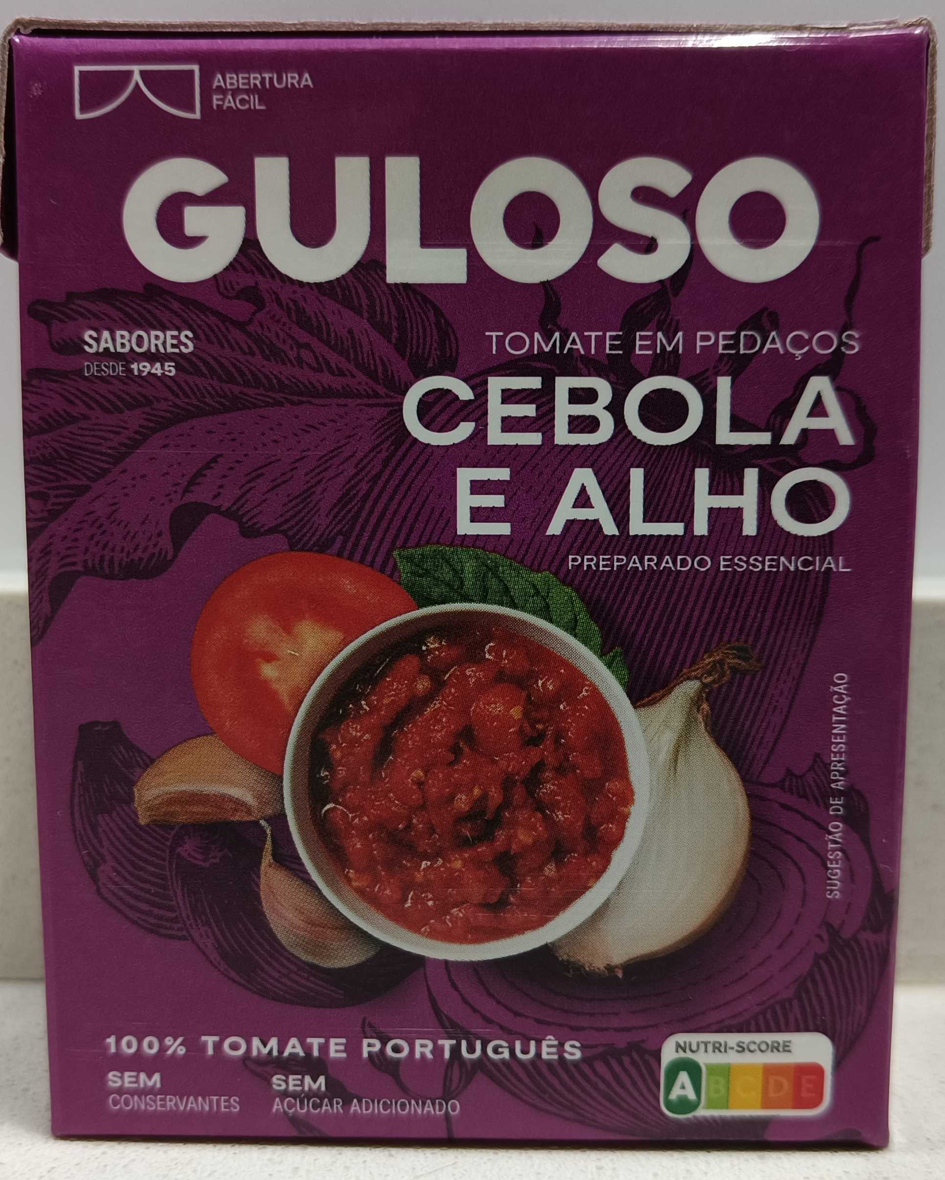 Polpa cebola e alho