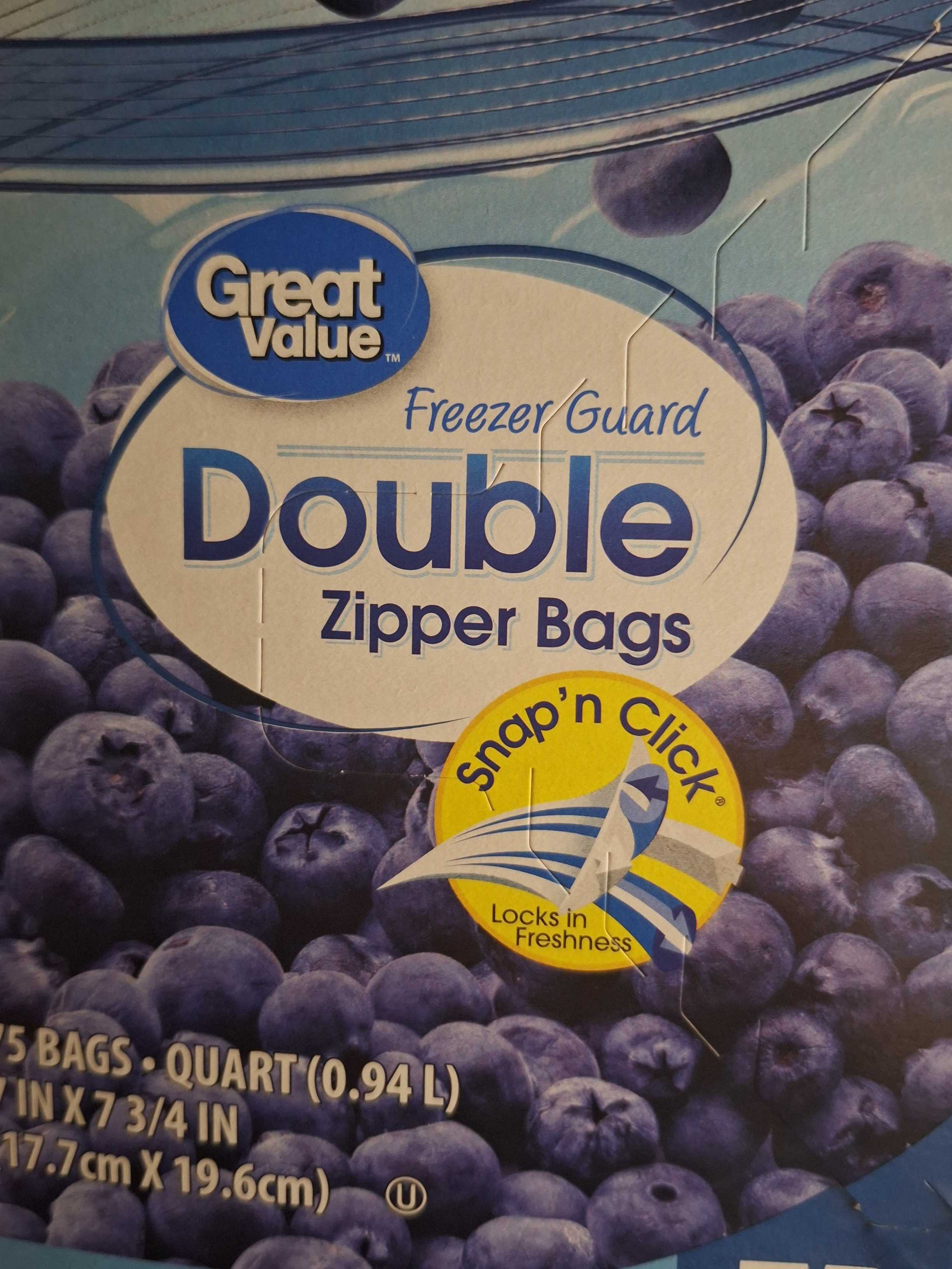 Freezer Guard Double Zipper Bags