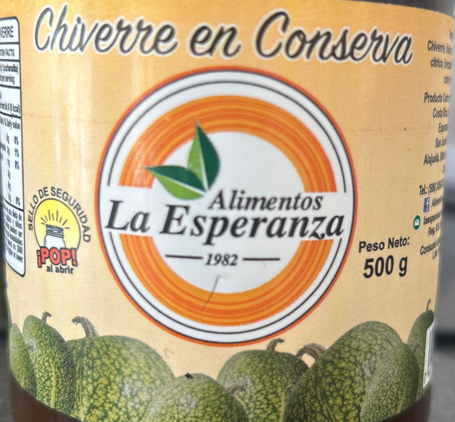 Chiverre en Conserva