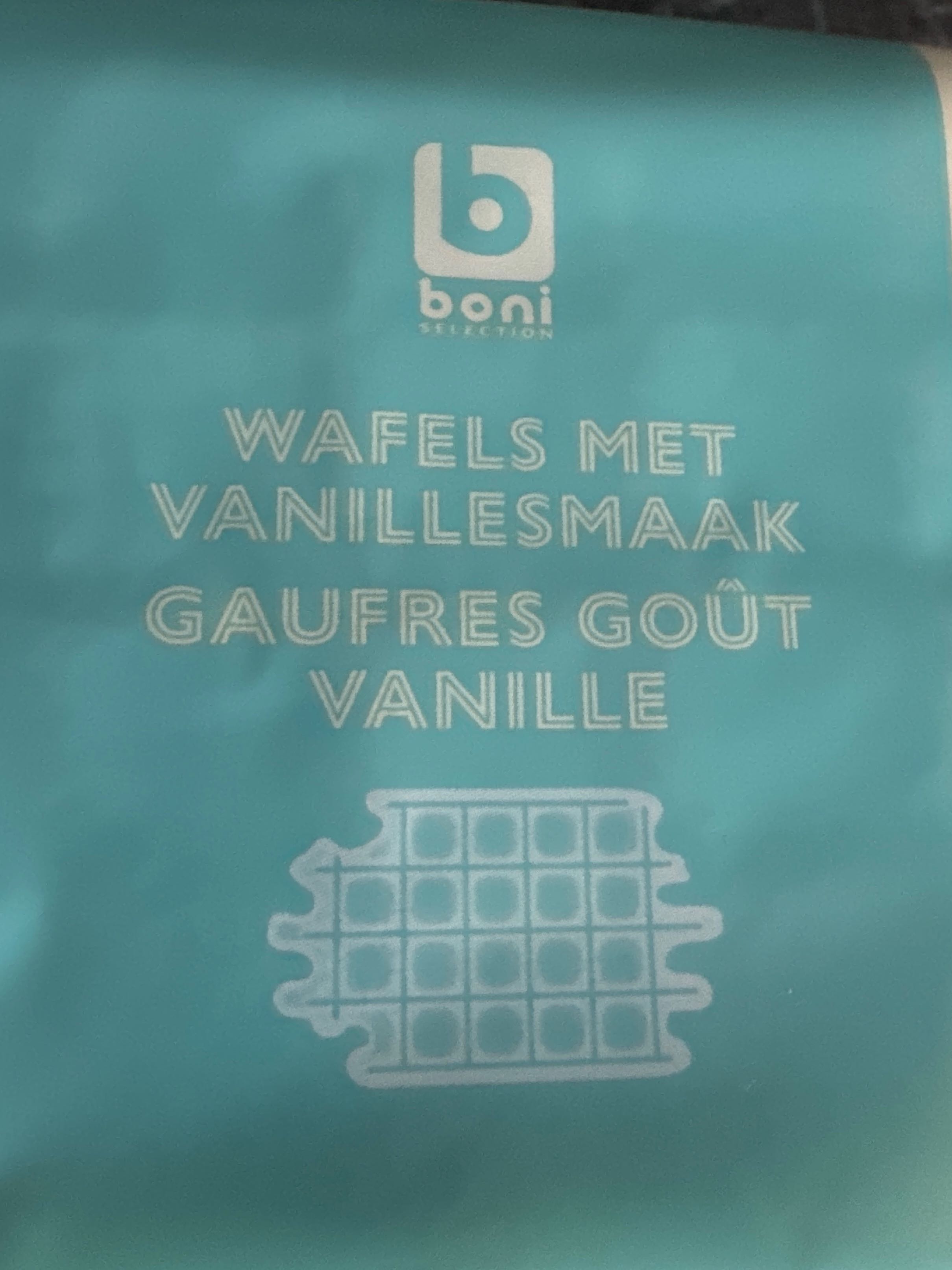 Wafels met vanillesmaak