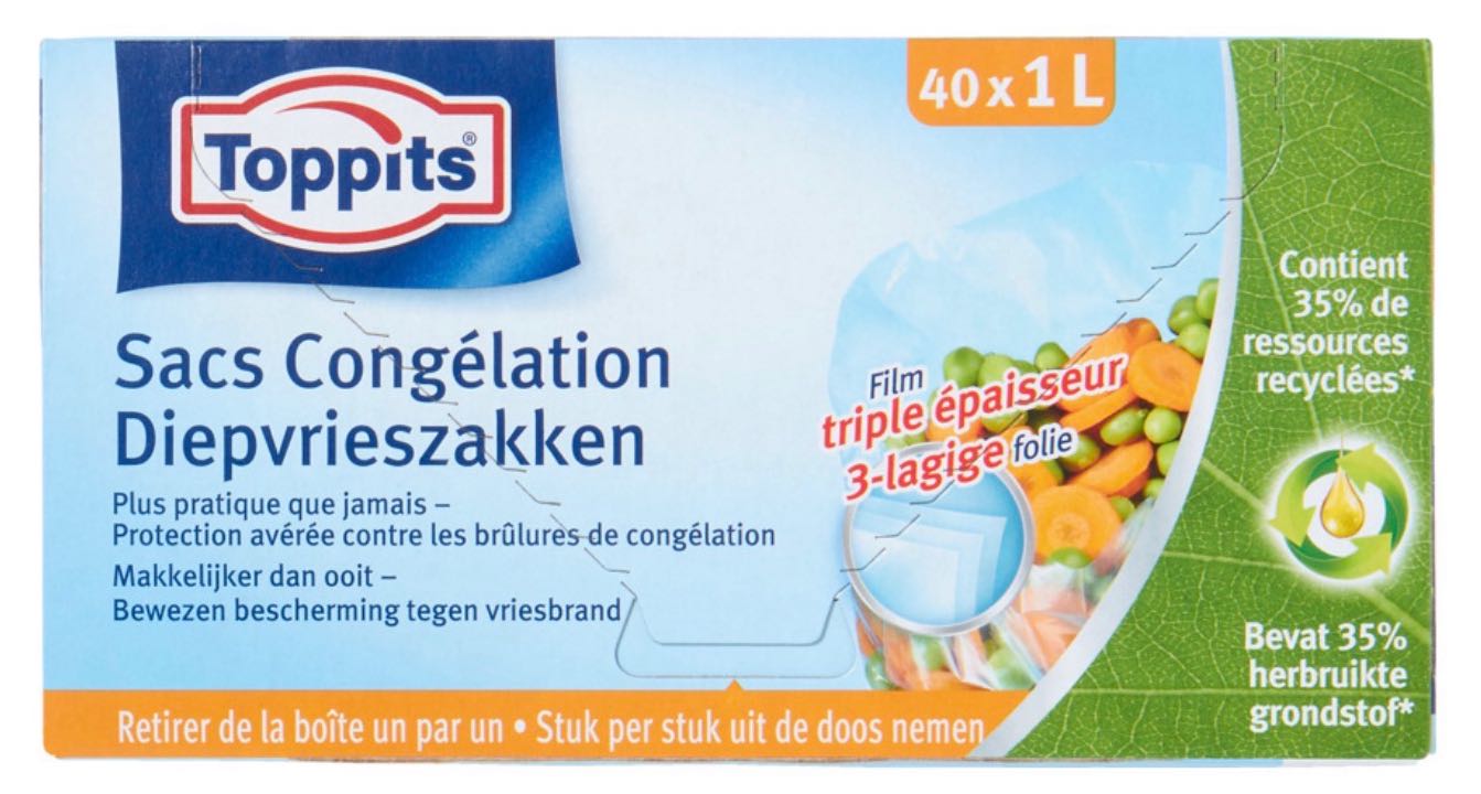 Diepvrieszakken 1L 
