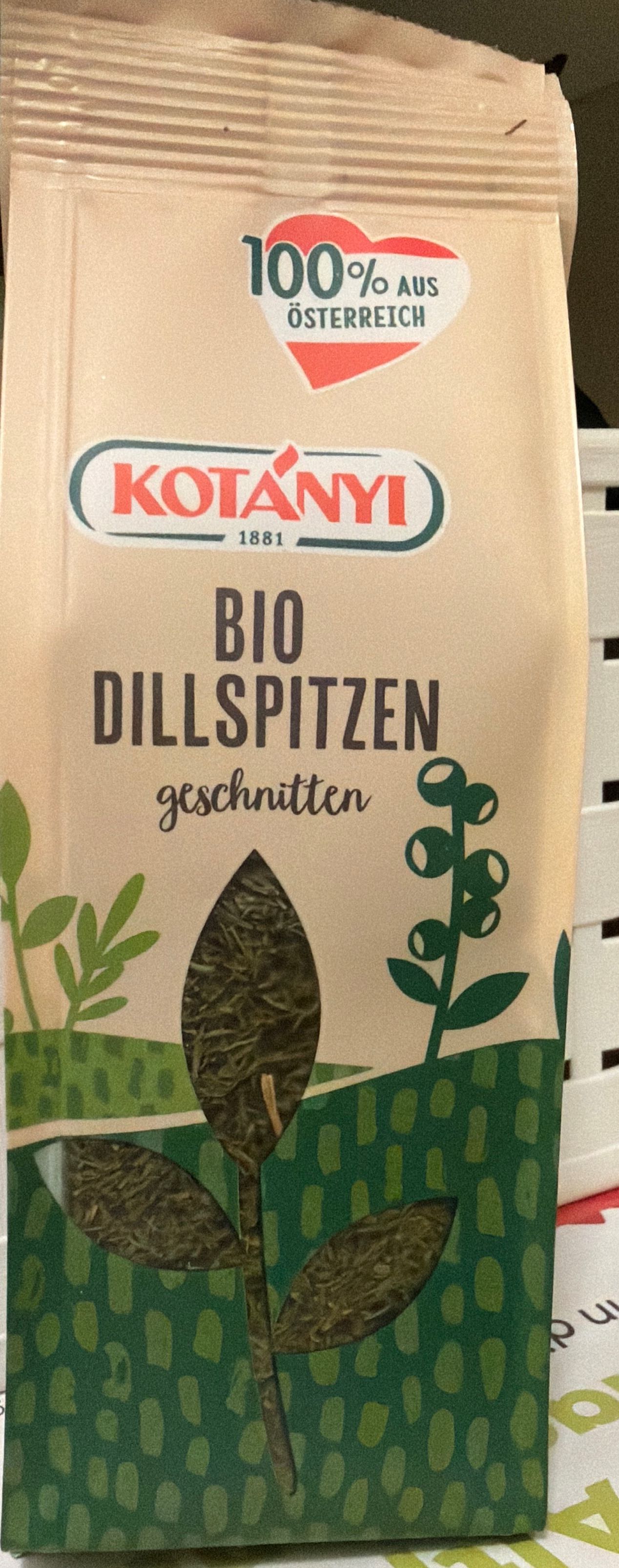 Bio Dillspitzen geschnitten
