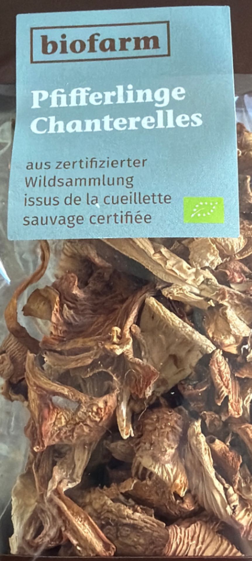 Pfifferlinge getrocknet