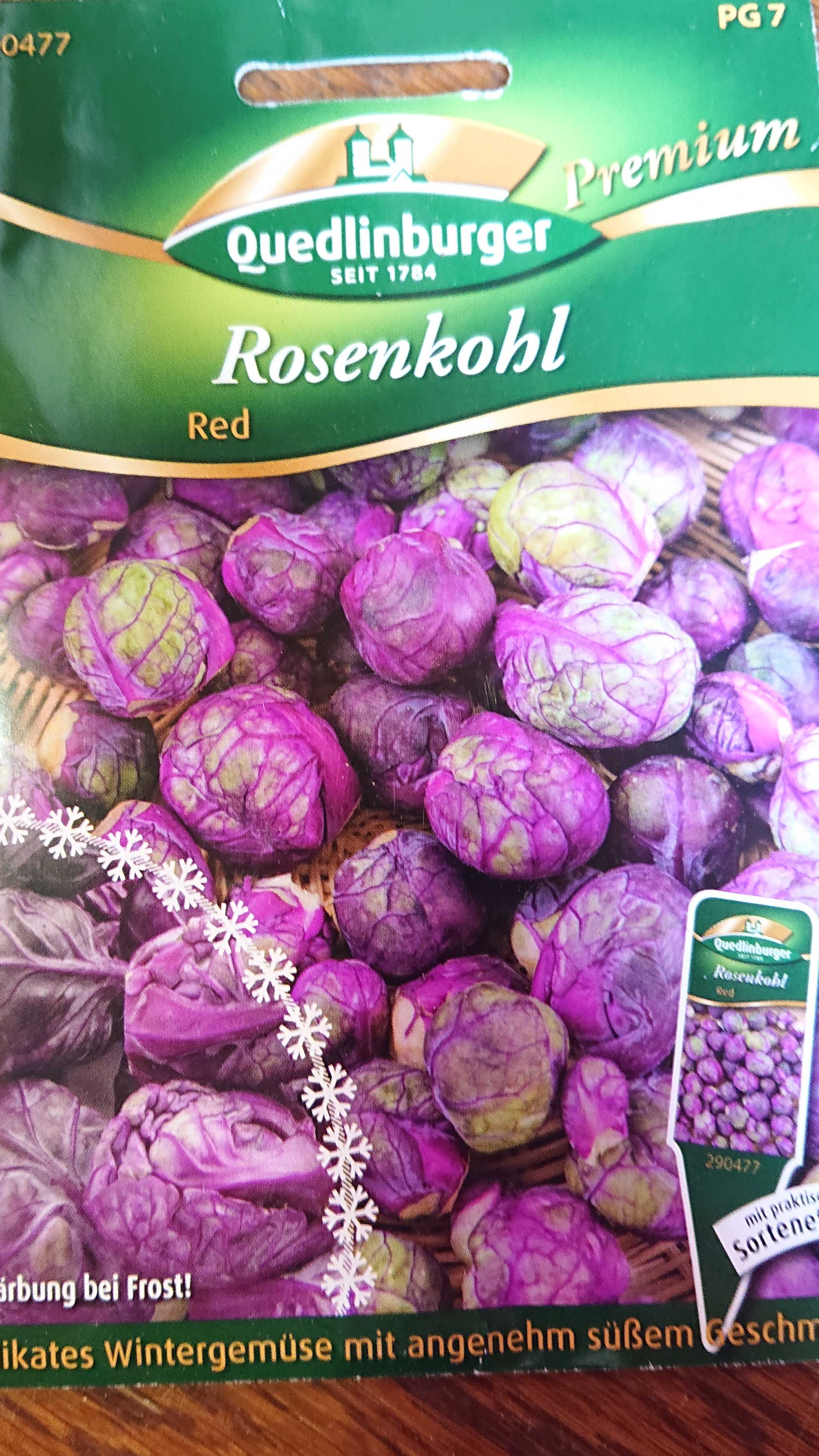 Samen Rosenkohl red