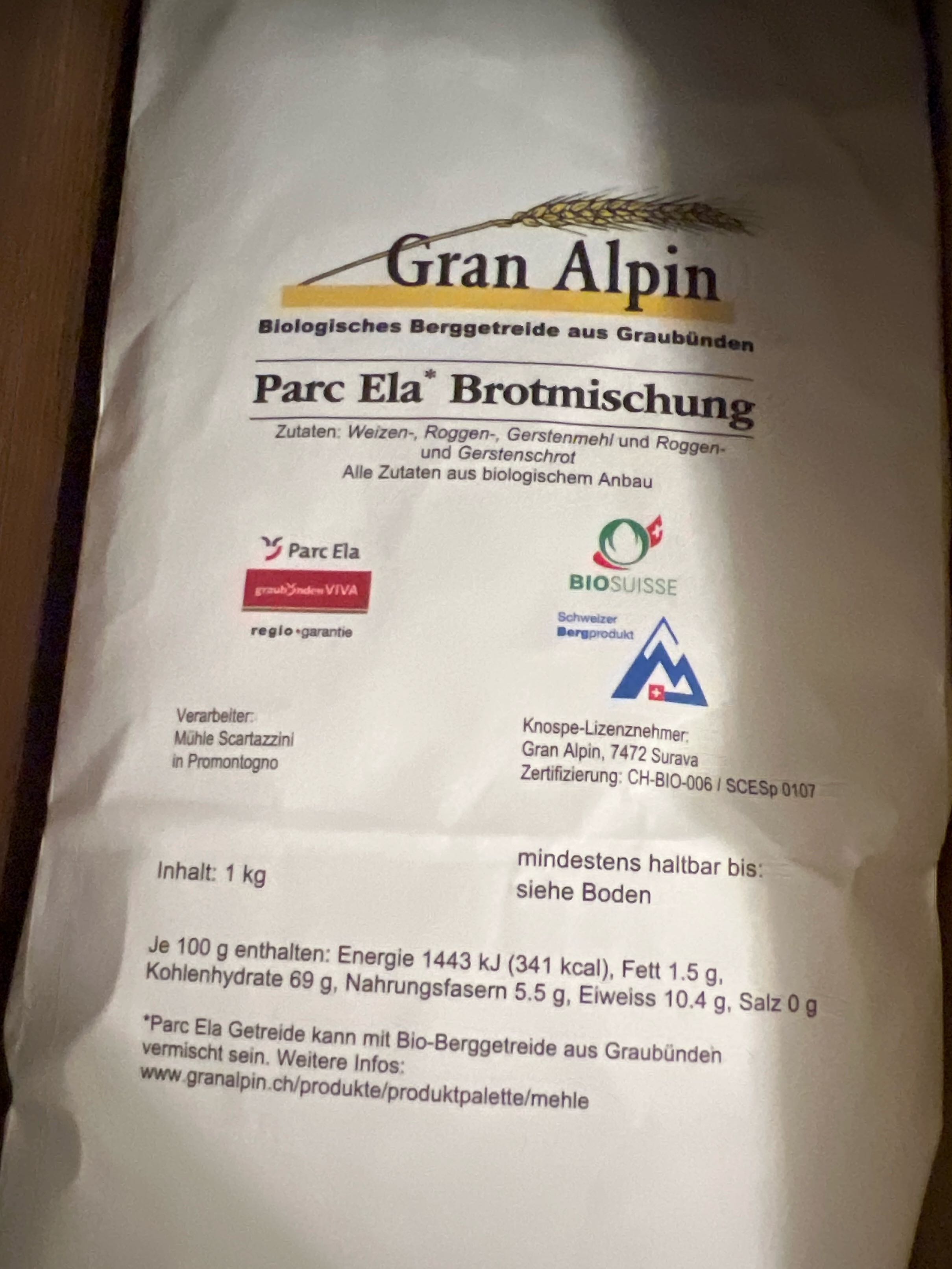 Parc Ela Brotmischung