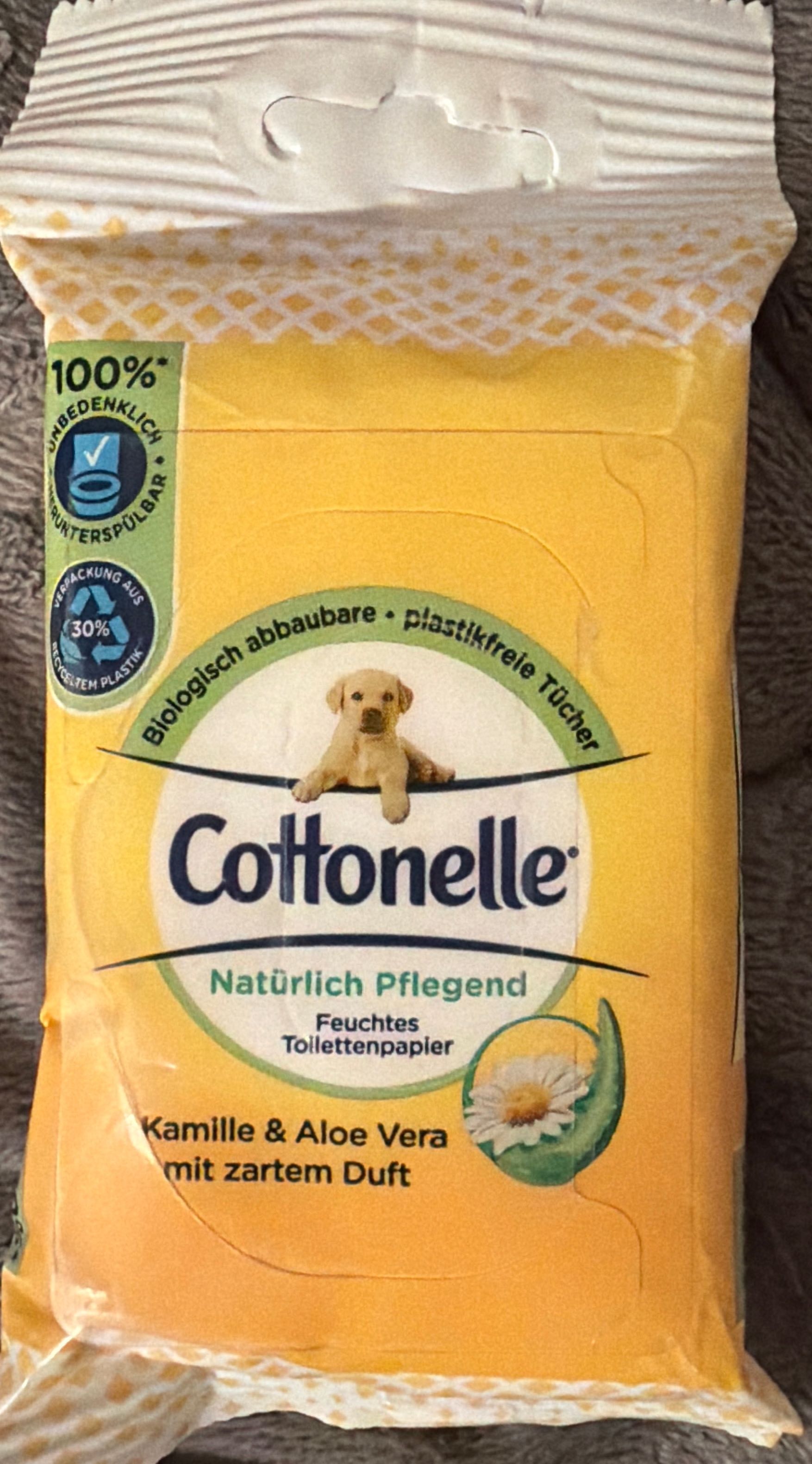 Feuchtes Toilettenpapier klein