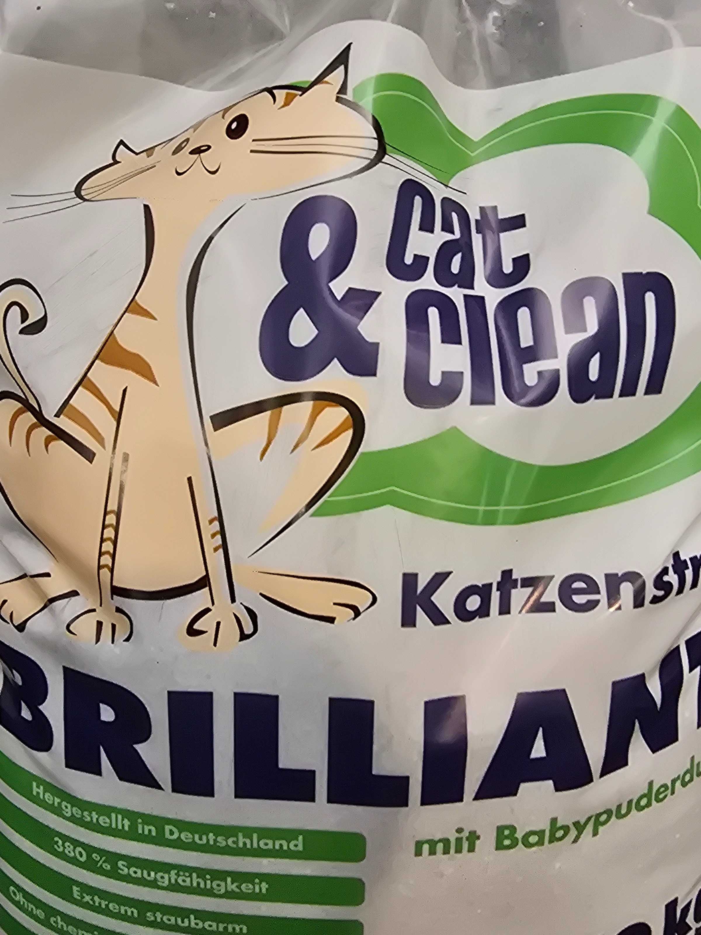 katzenstreu cat & clean mit Babypuderduft