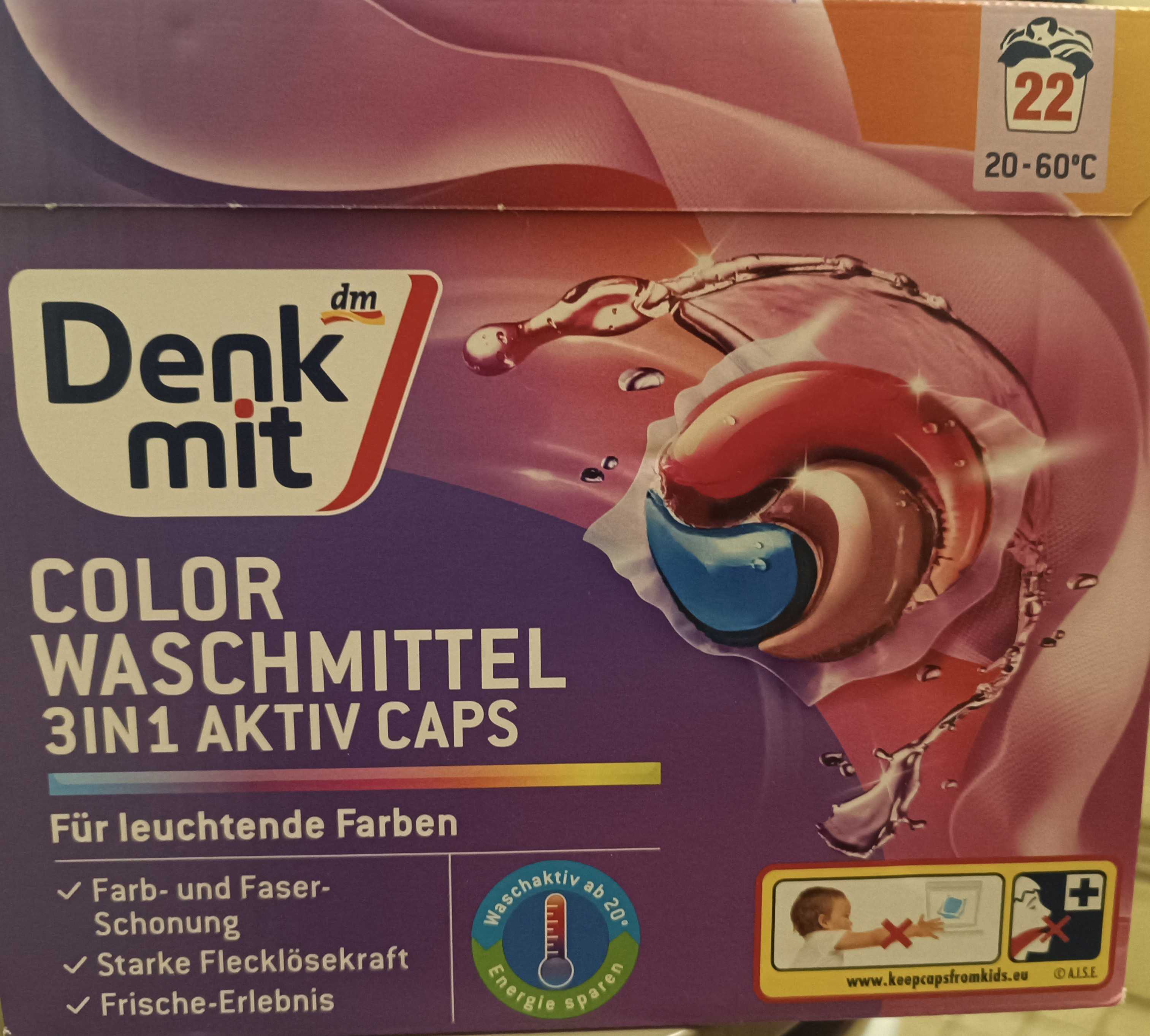 Color Waschmittel 3in1 Caps 