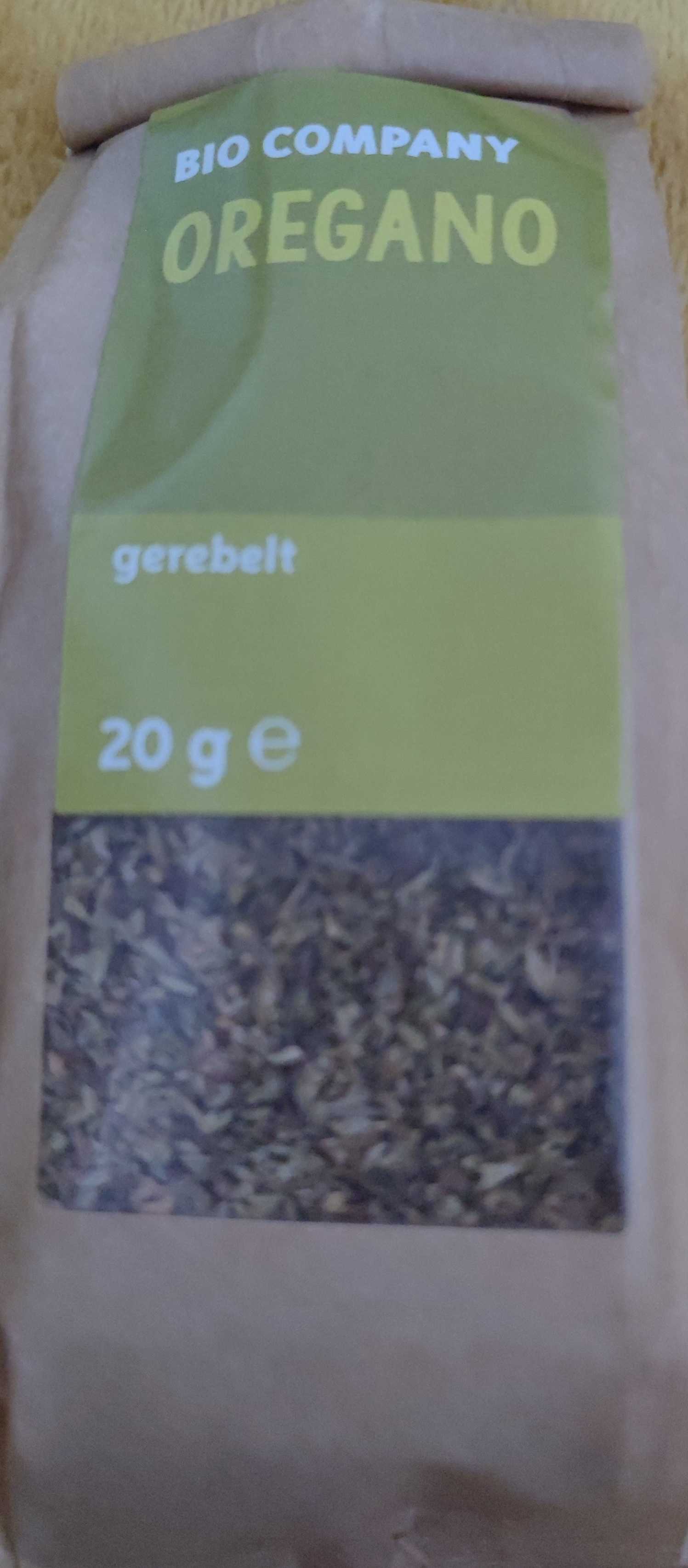 Oregano gerebelt
