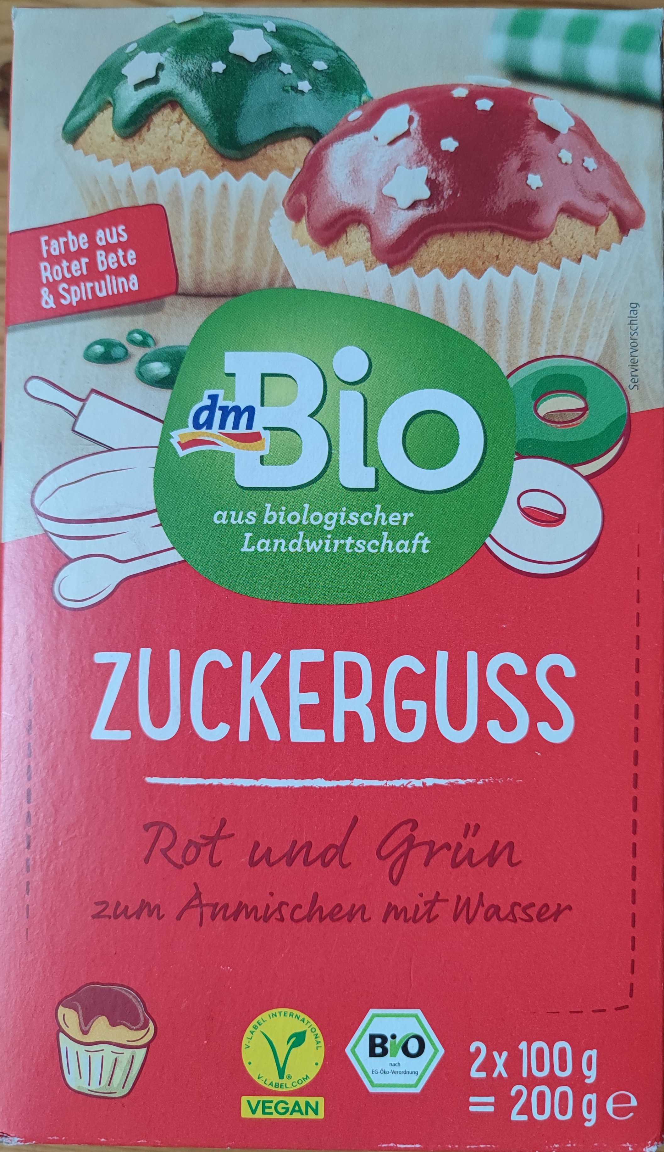 Zuckerguss rot und grün