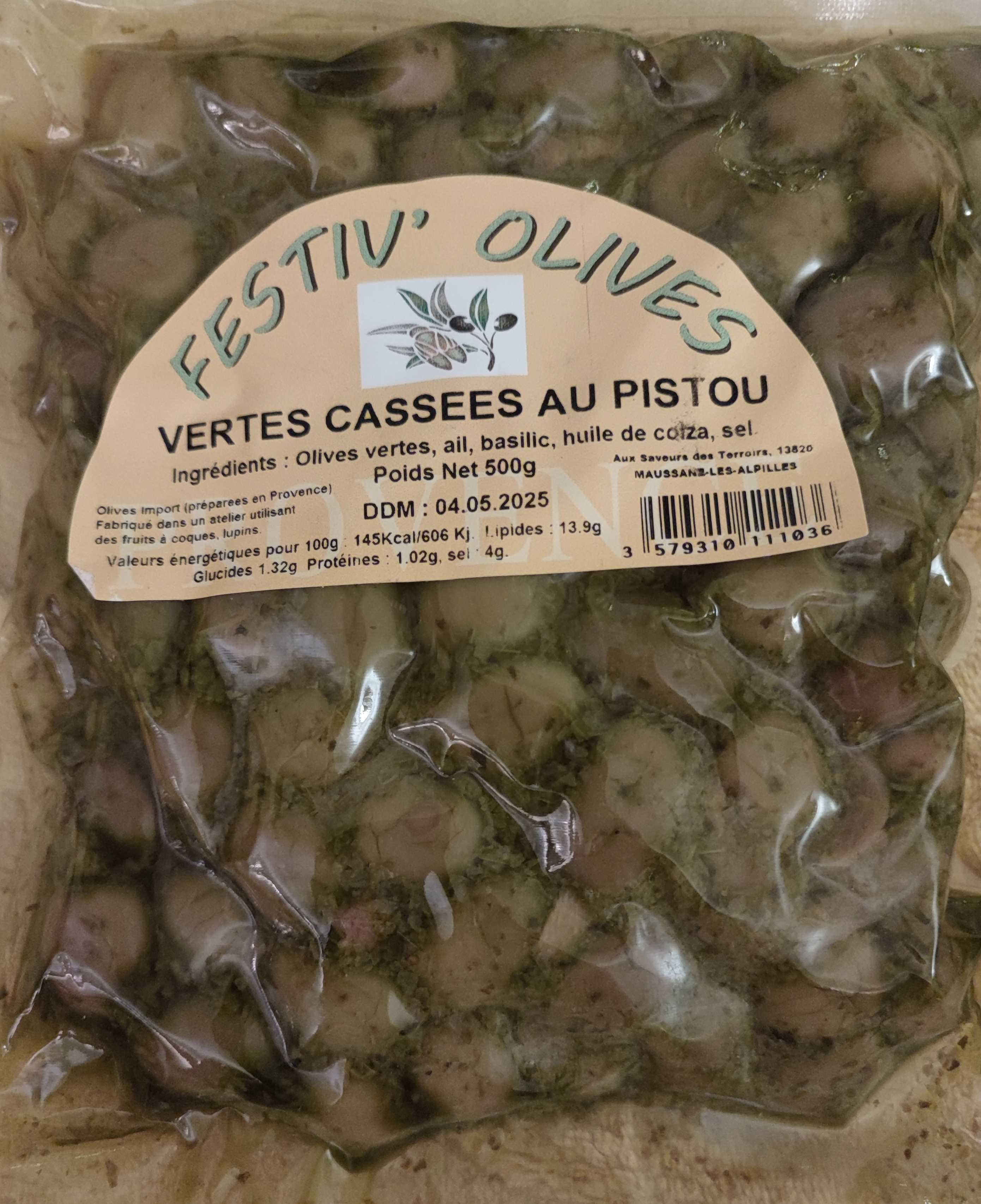 Vertes cassées au pistou