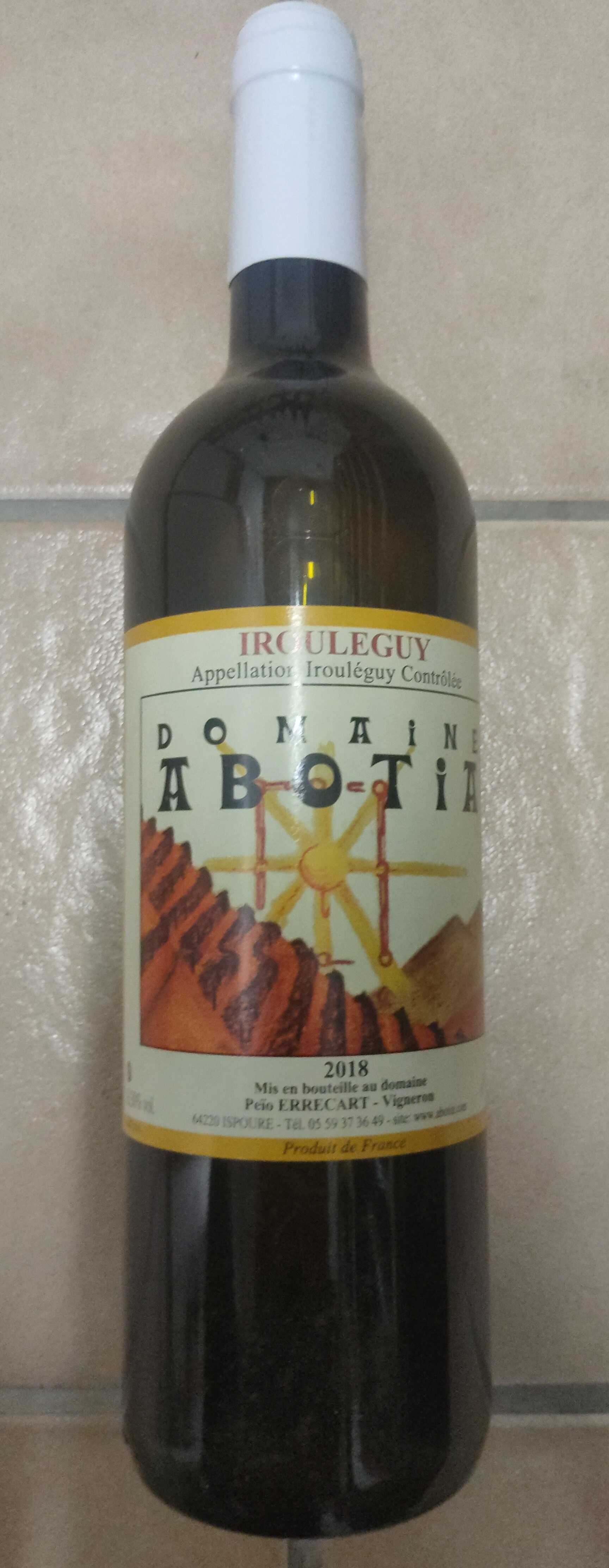 Irouléguy Abotia blanc