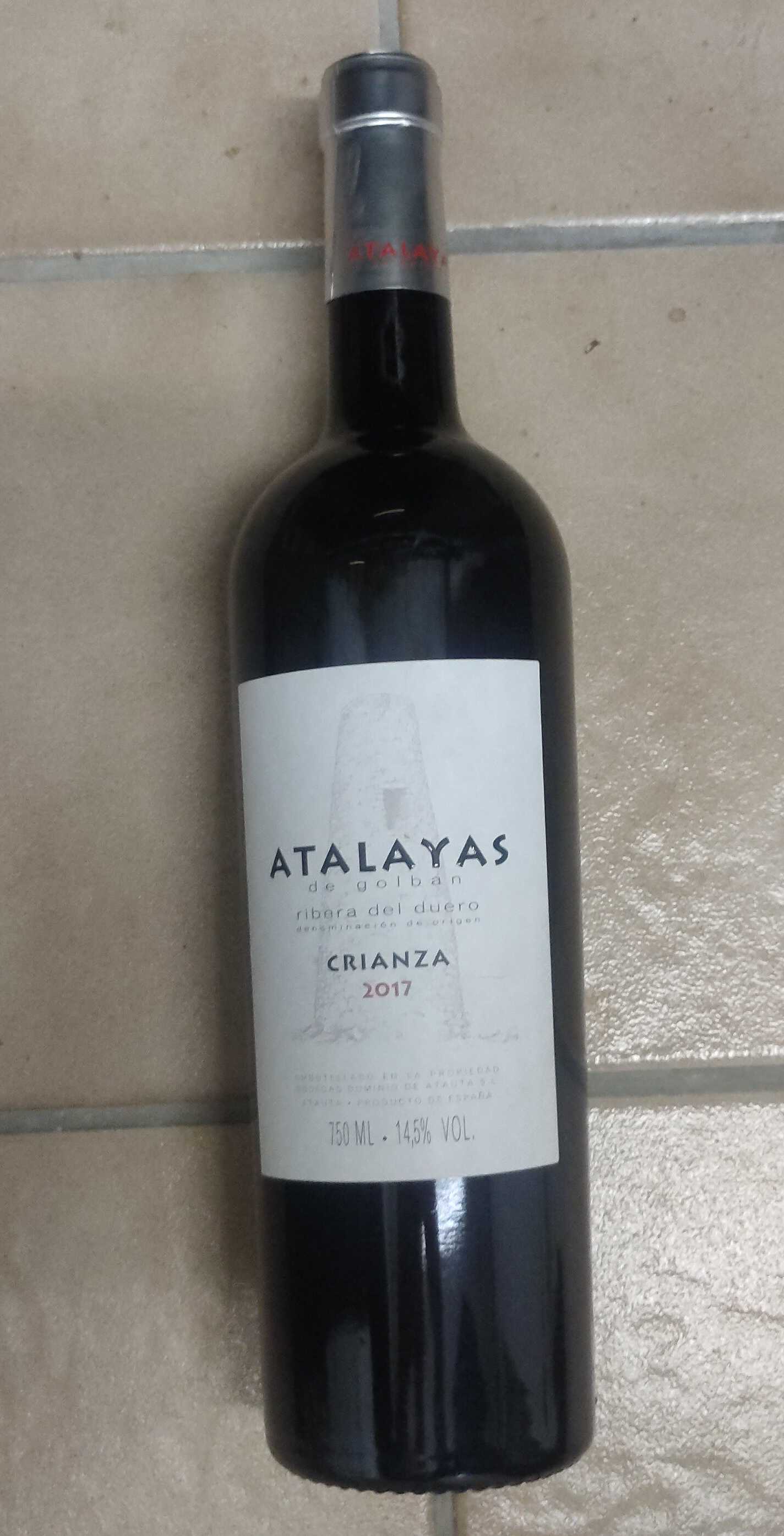 Atalyas Crianza rouge 2017