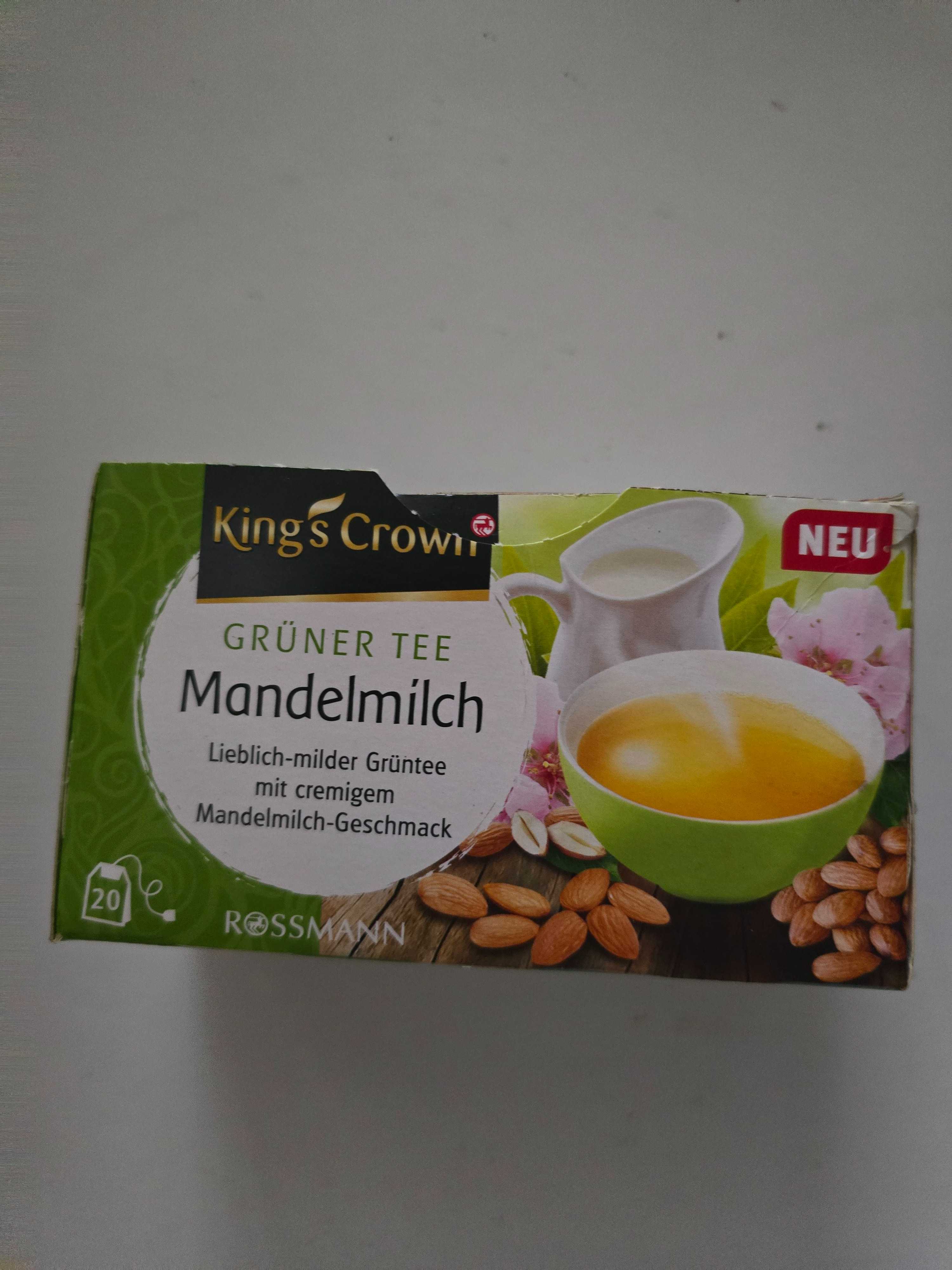Grüner Tee Mandelmilch