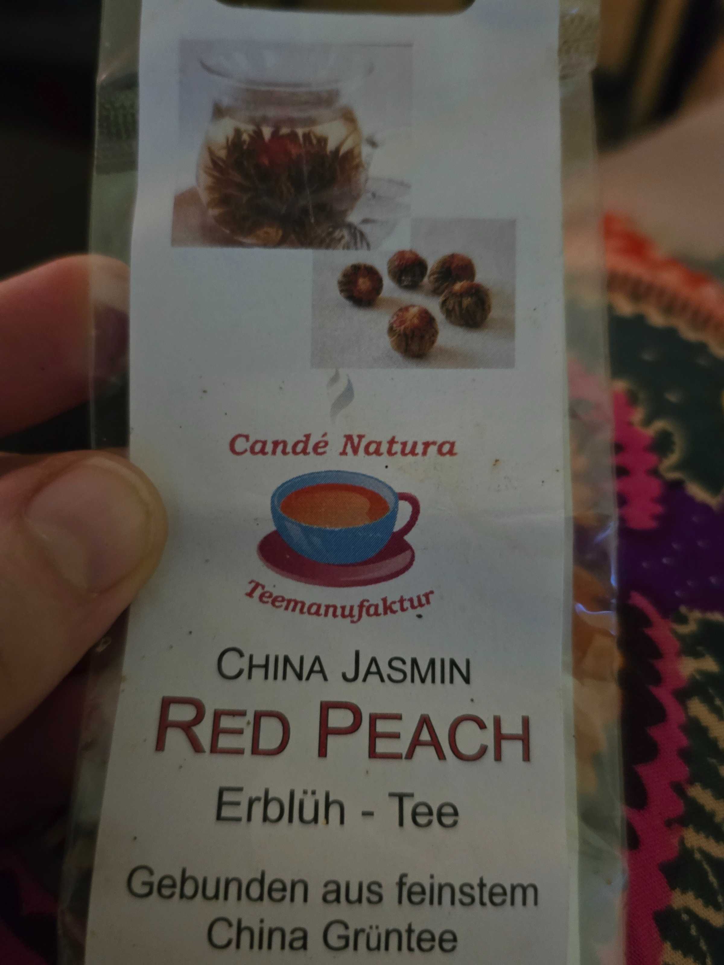 China Jasmin Red Peach Erblüh Tee