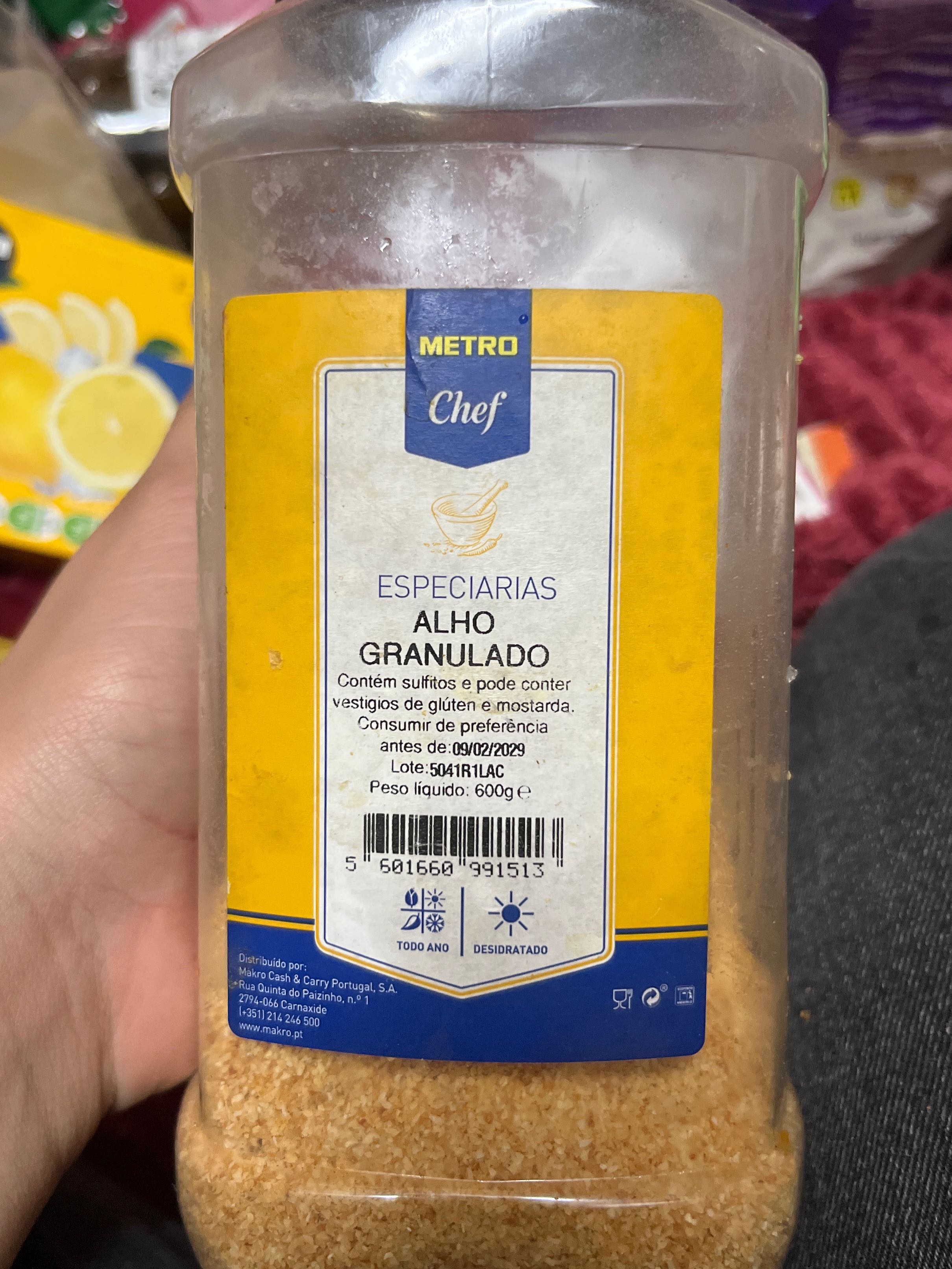 Alho granulado