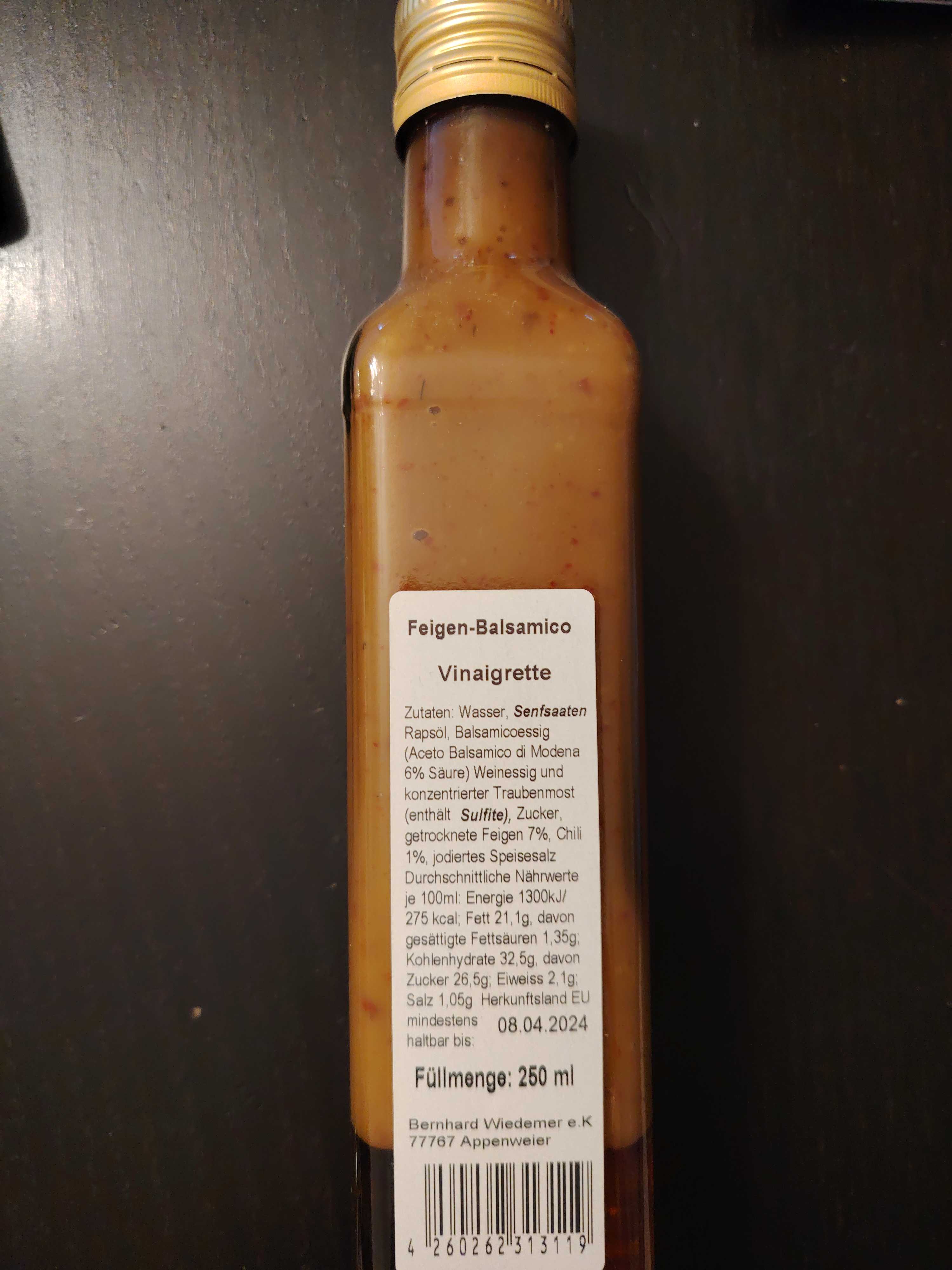 Vinaigrette Feigen Balsamico