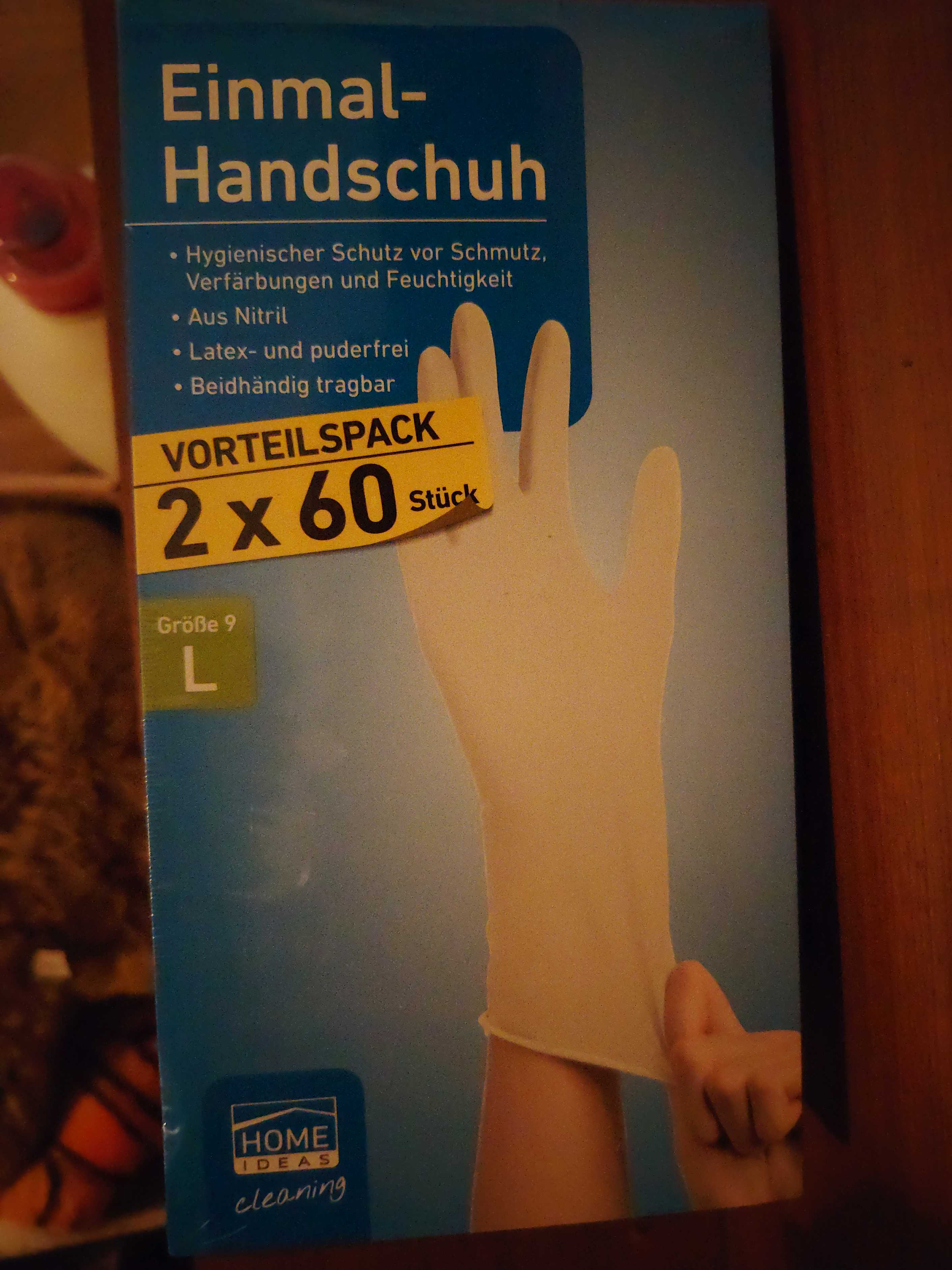 Einmal Handschuhe