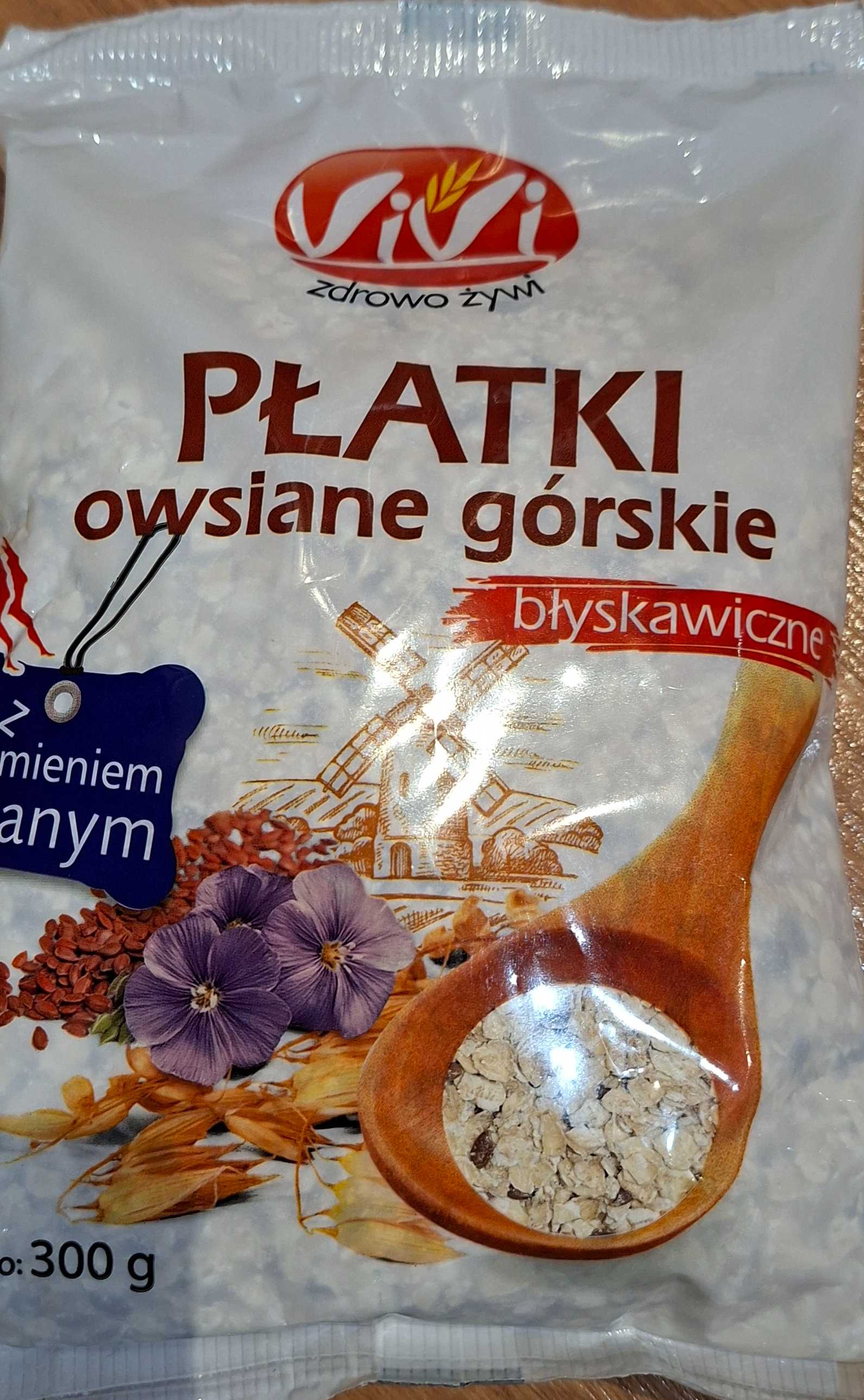 Płatki owsiane, górskie
