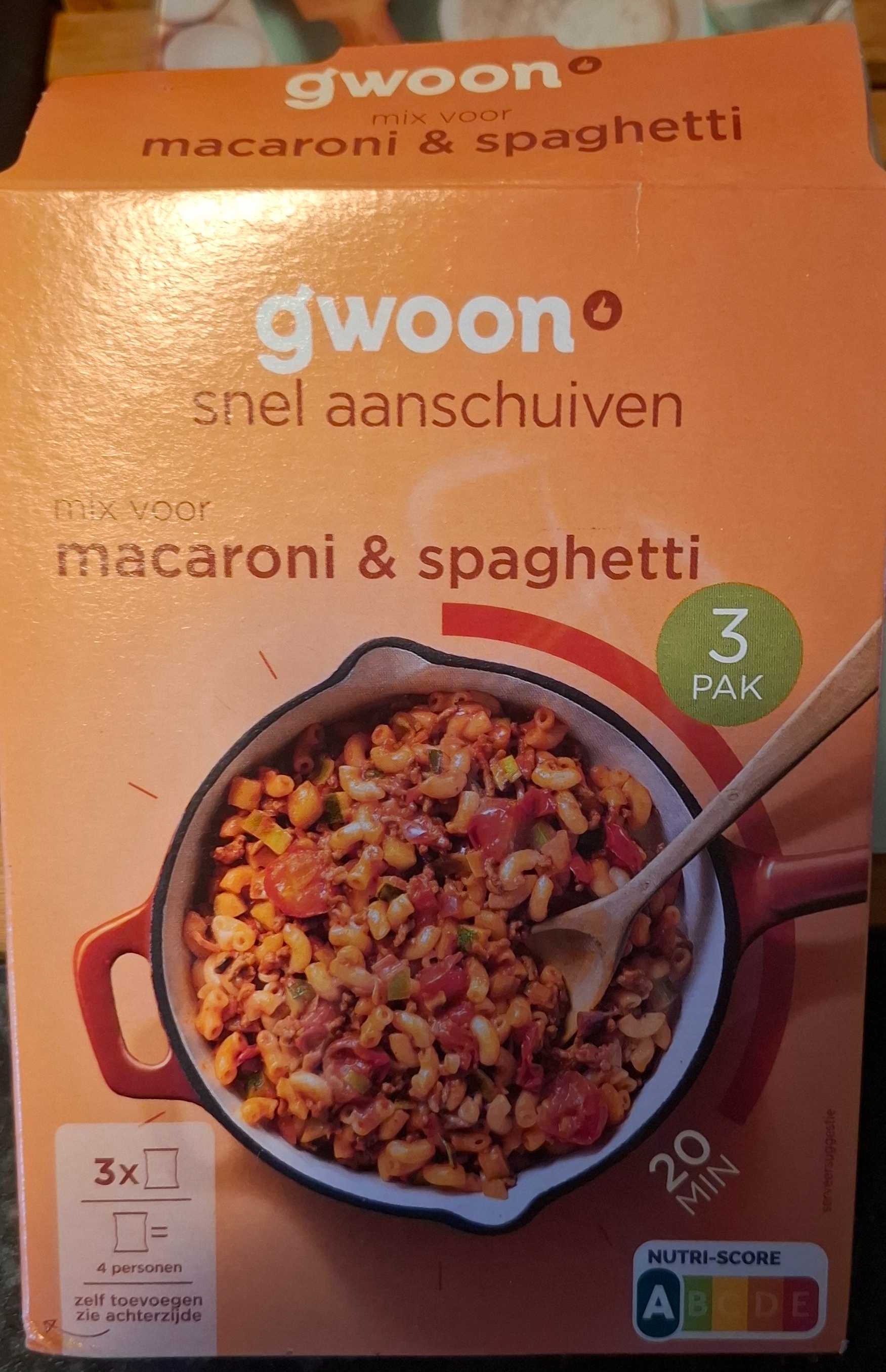 Macaroni en spaghetti mix