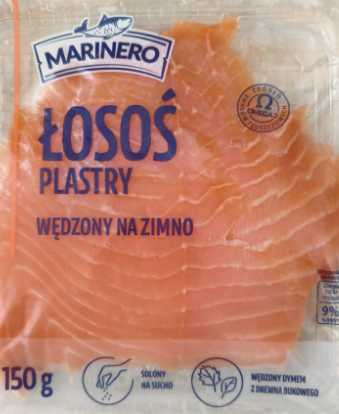 Losoś plastry wędzony na zimno