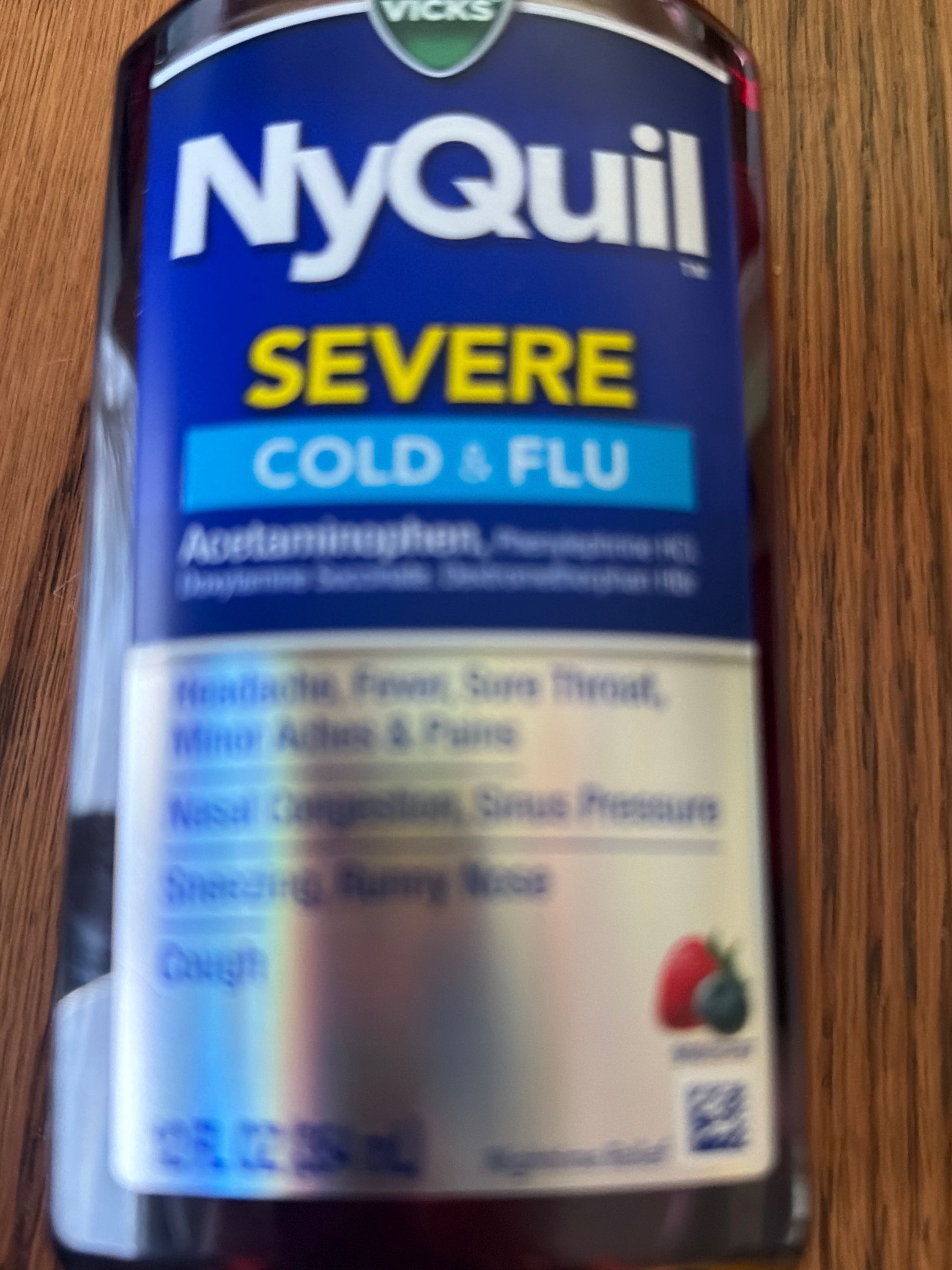 Nyquil severe flu