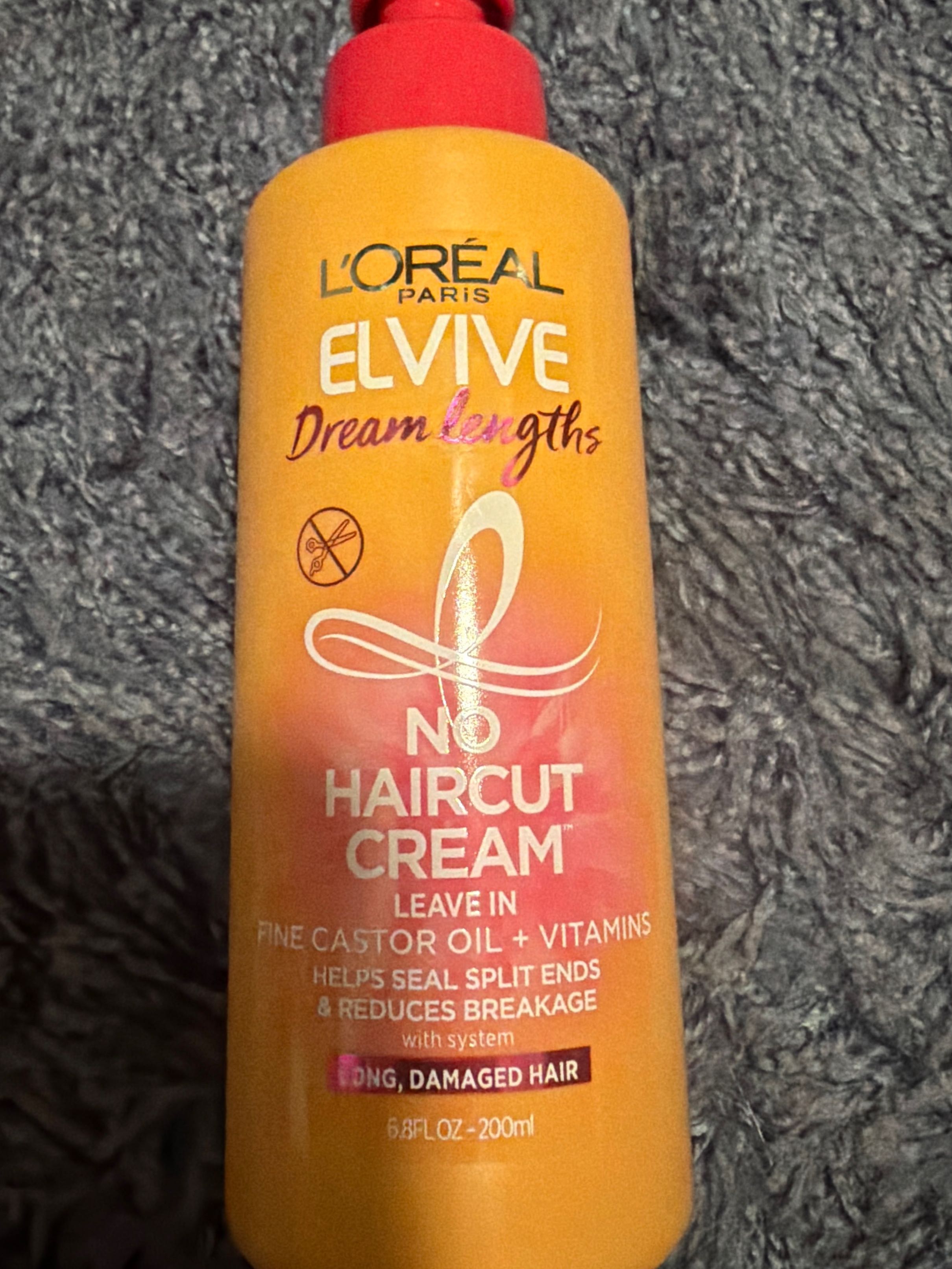 Leave in hair cream