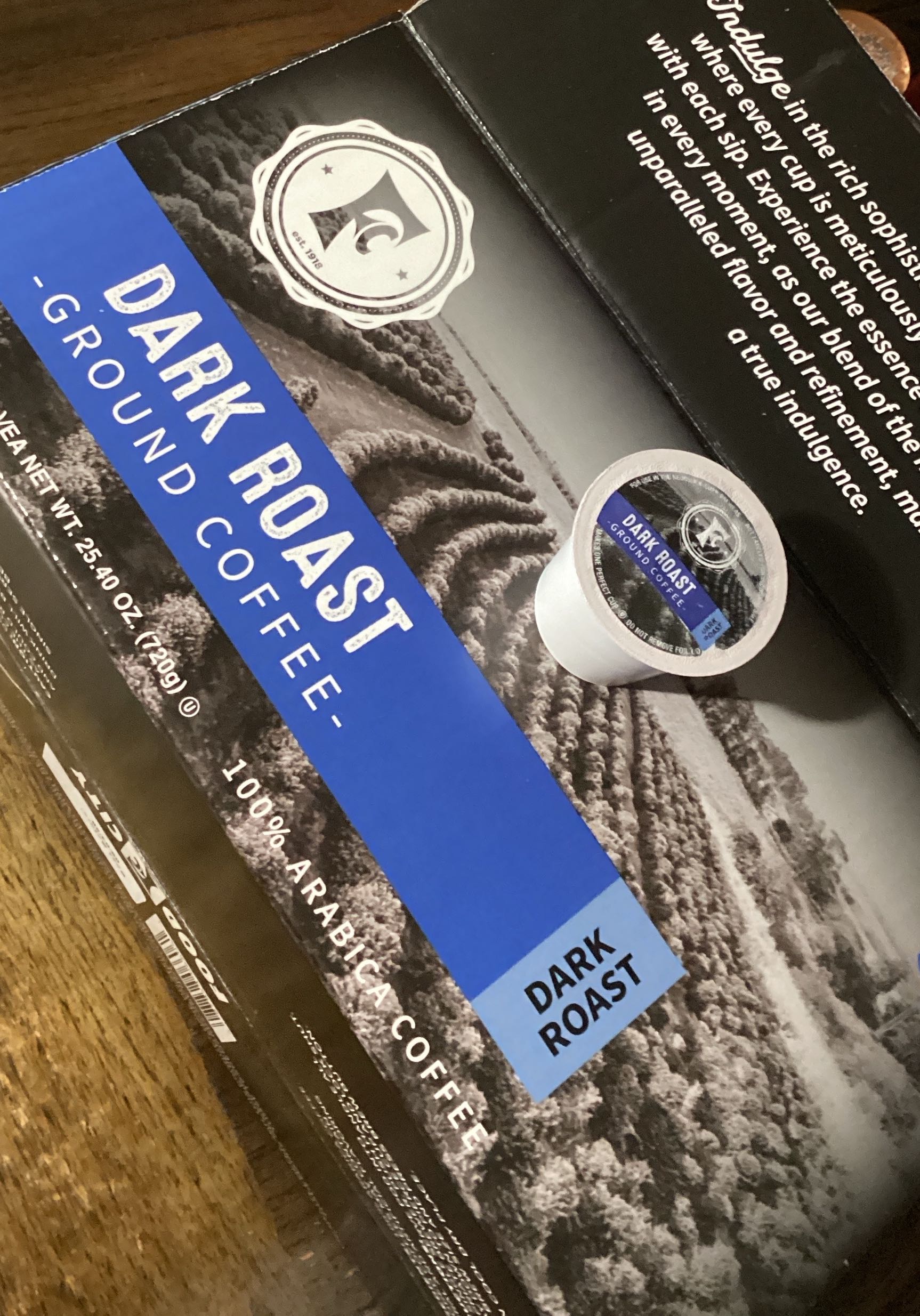 Dark Roast coffee Kcups