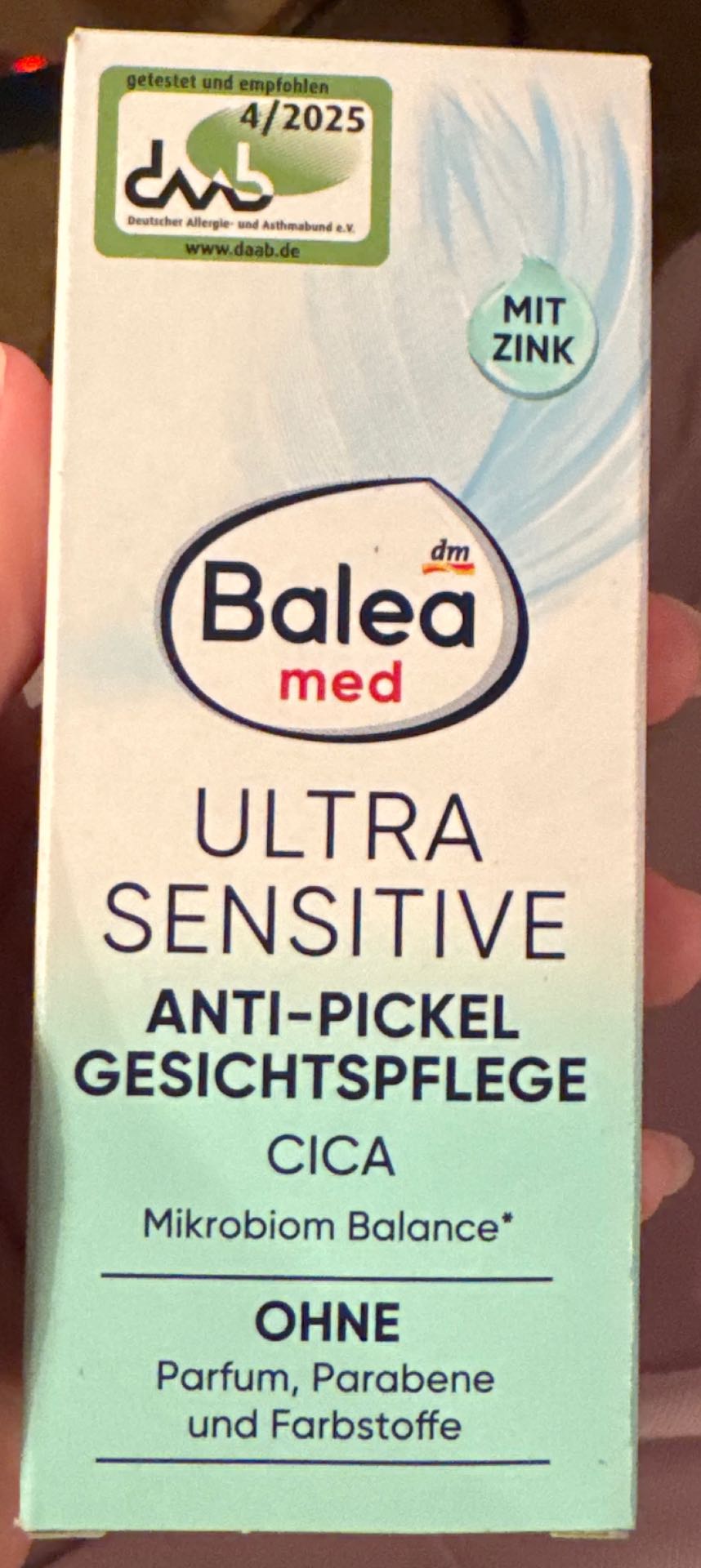 Anti-Pickel Gesichtspflege