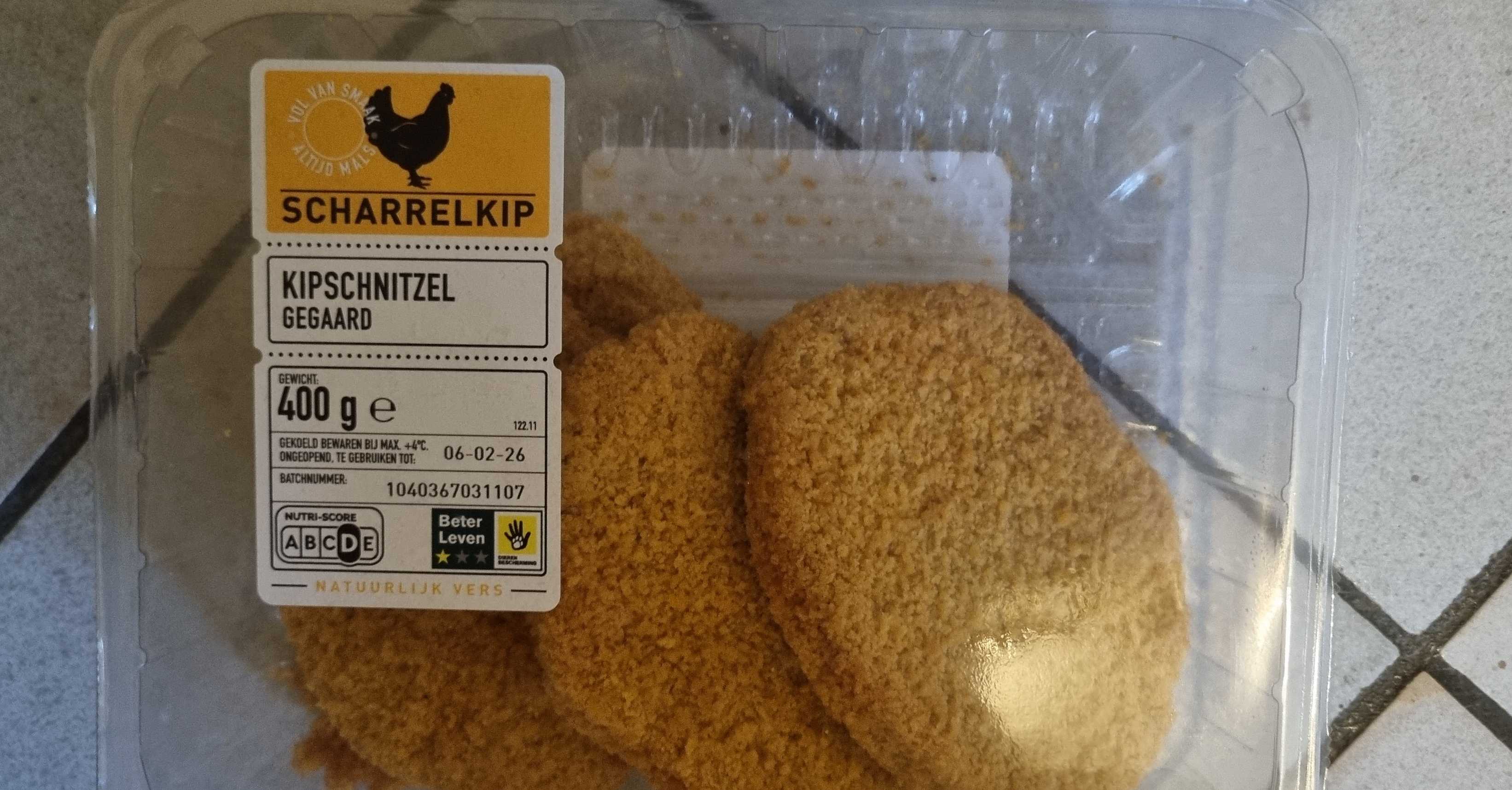 Kipschnitzel scharrelkip