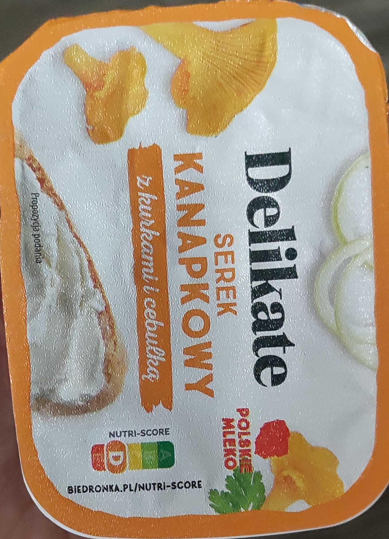 Serek kanapkowy z kurkami