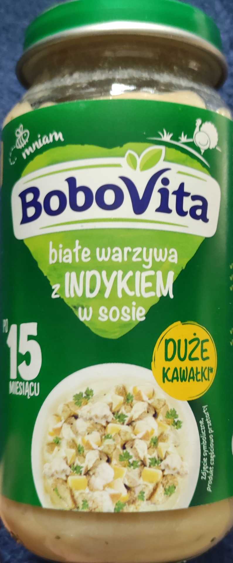 Białe warzywa z indykiem