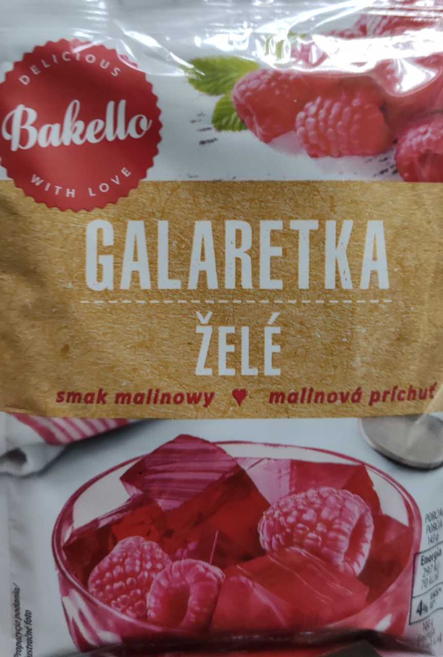 Galaretka malinowa