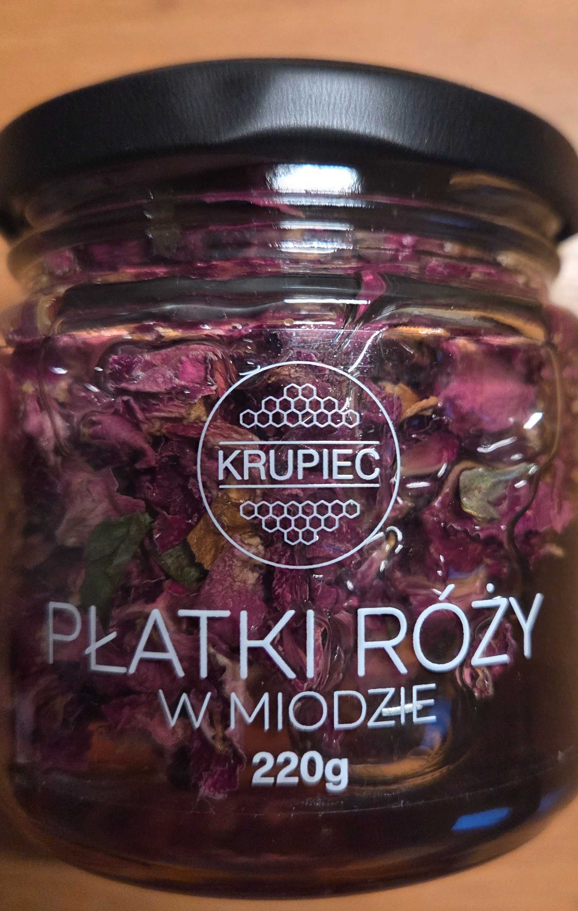 Płatki róży w miodzie