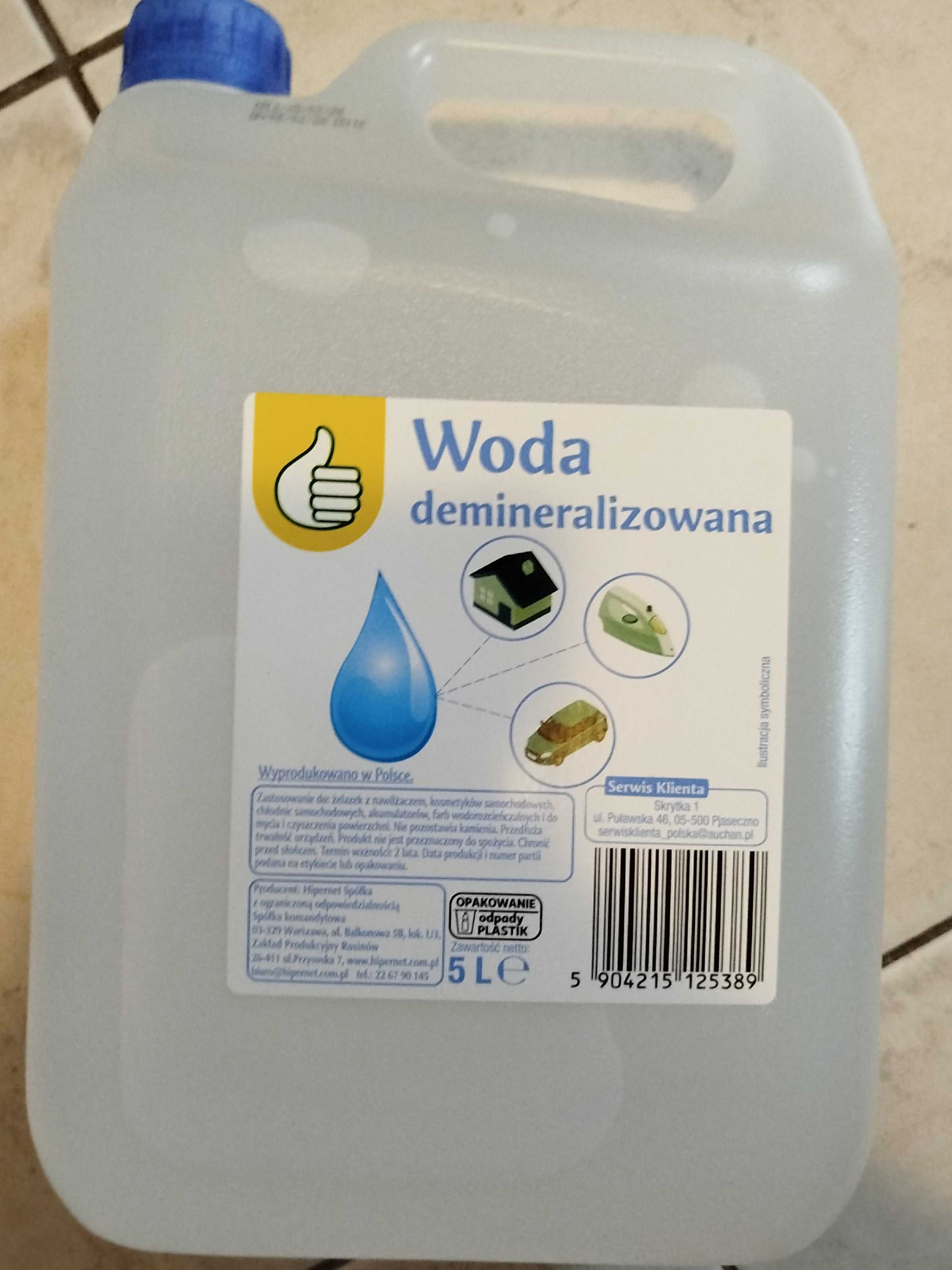 Woda demineralizowana